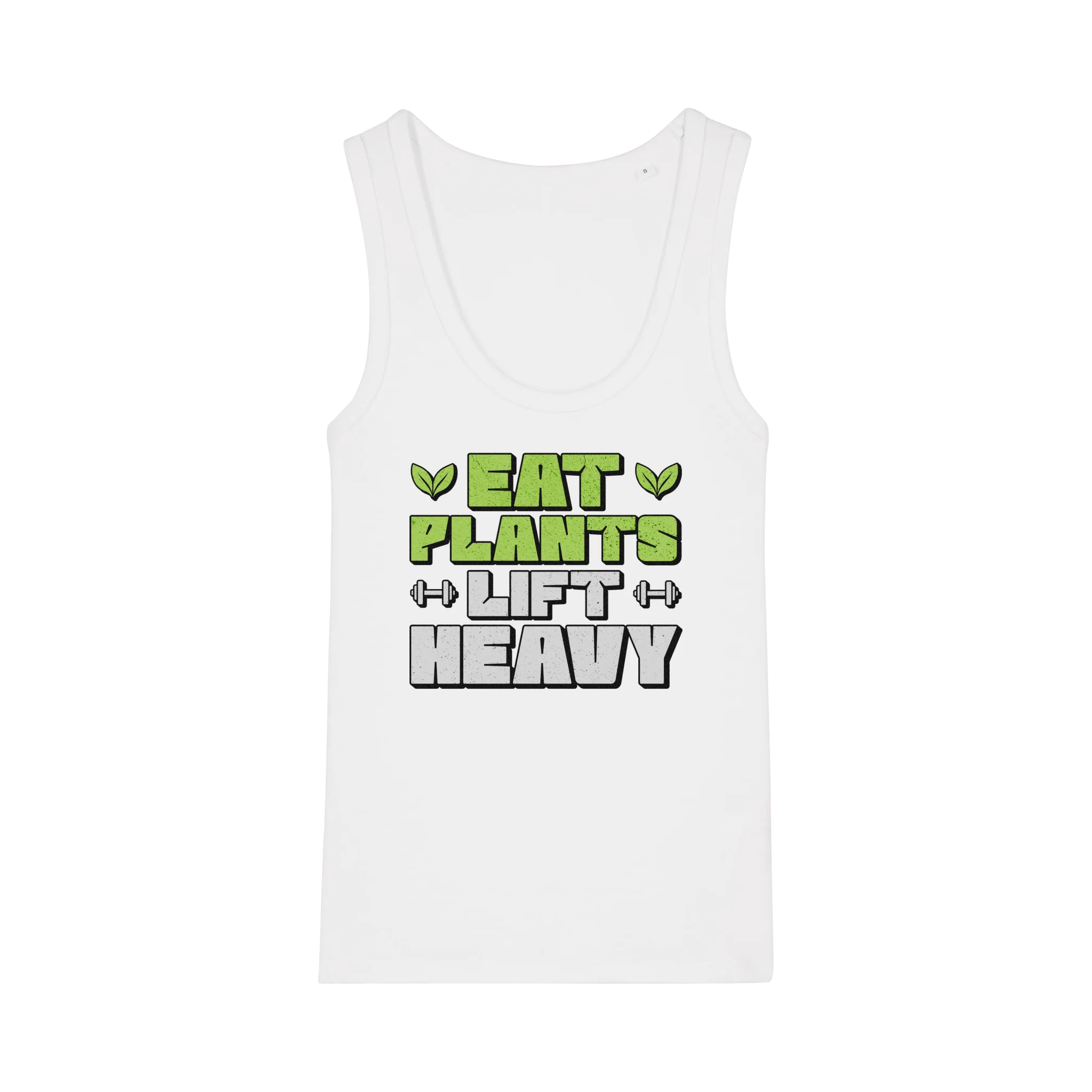 Eat Plants Lift Heavy Women's Tank Top - Image 2