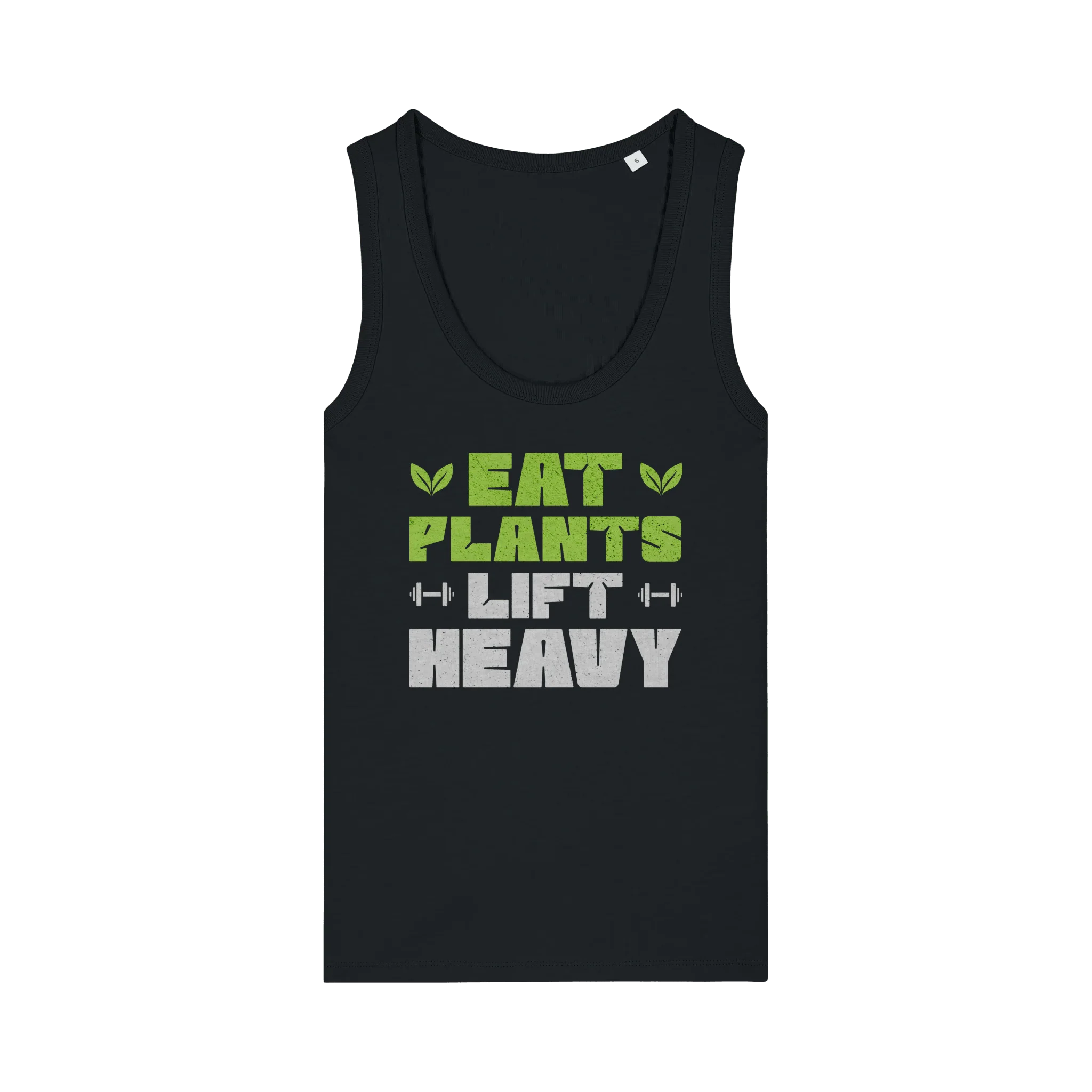 Eat Plants Lift Heavy Women's Tank Top - Image 3