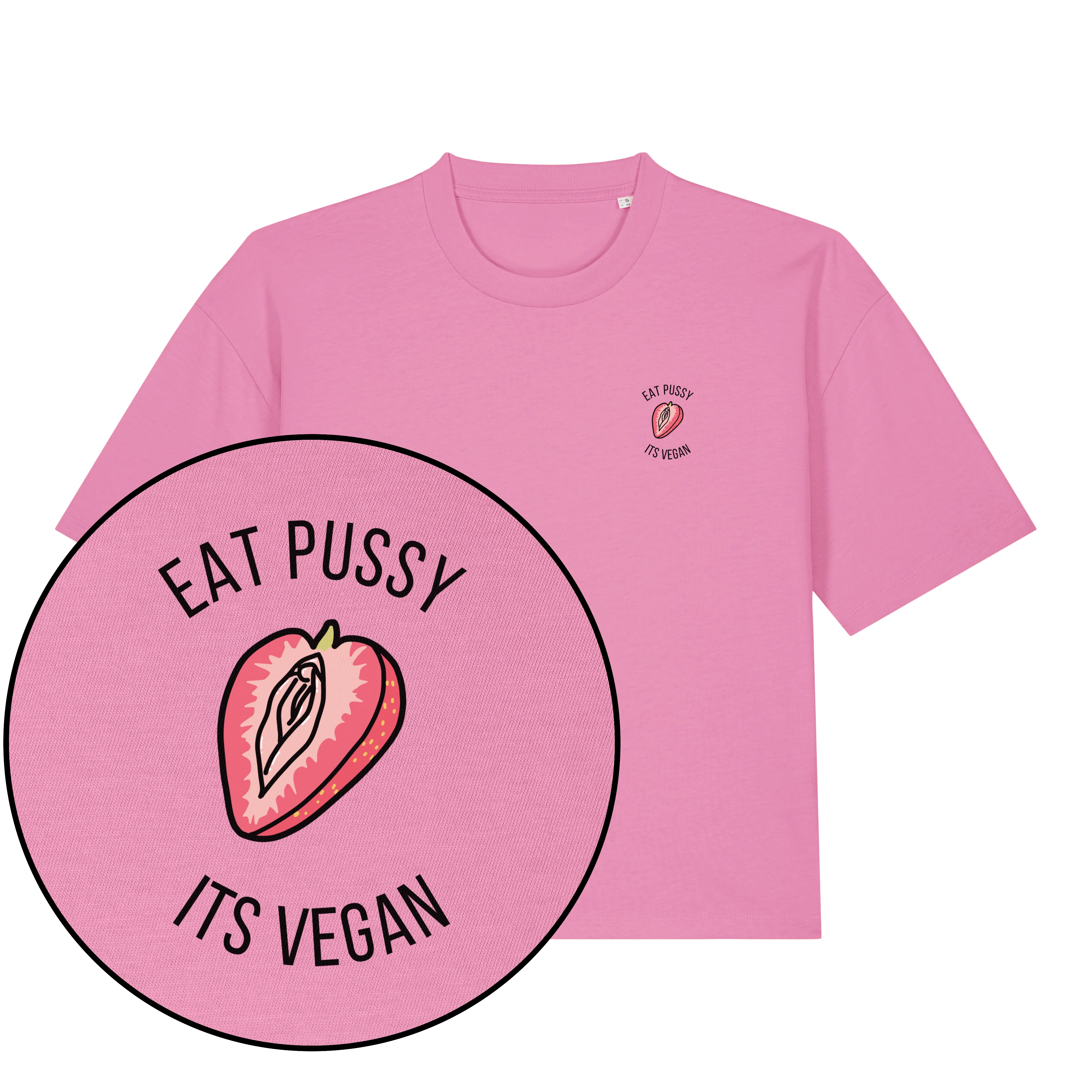 Eat Pussy It's Vegan Women's Boxy T-Shirt