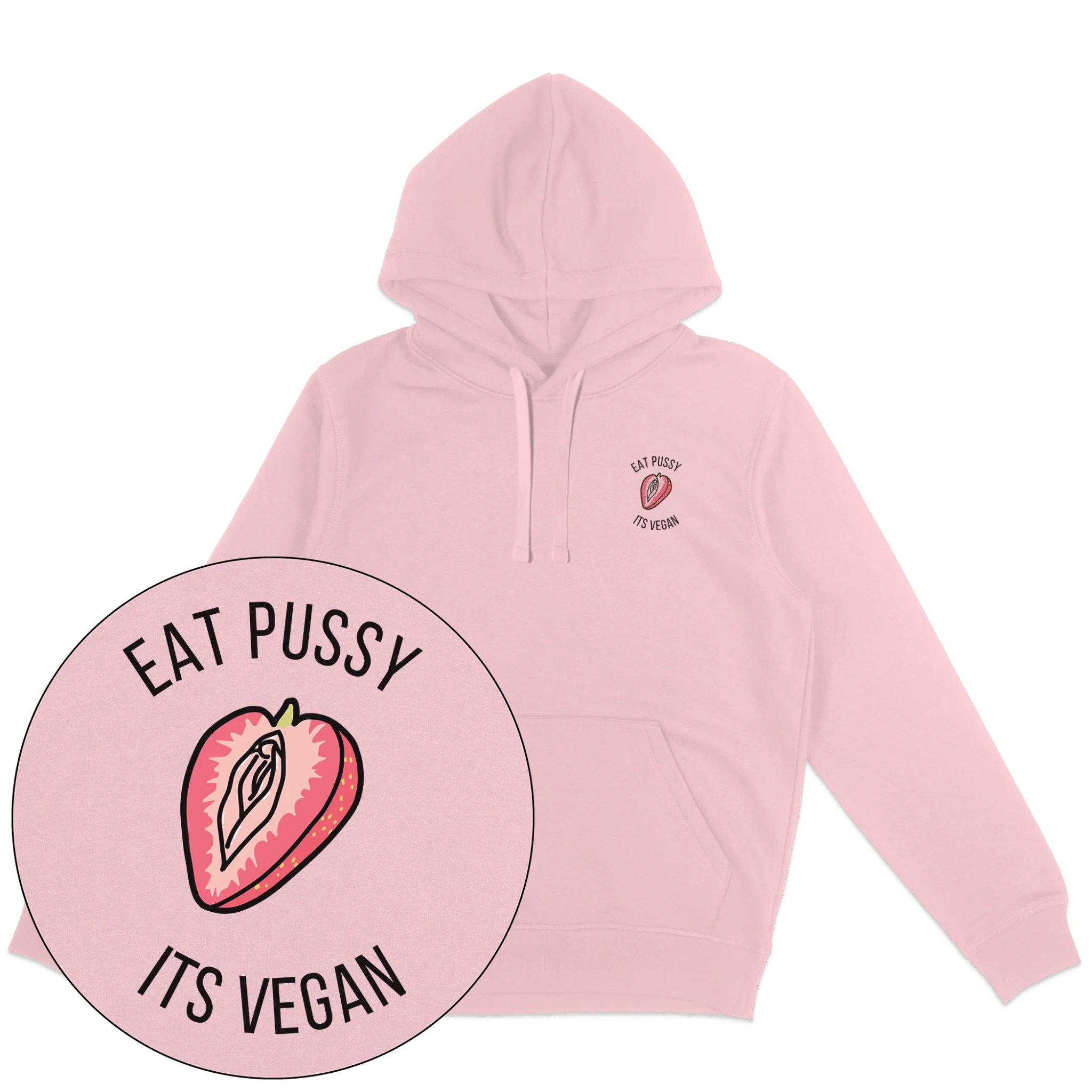 Eat Pussy It's Vegan Hoodie - Image 3