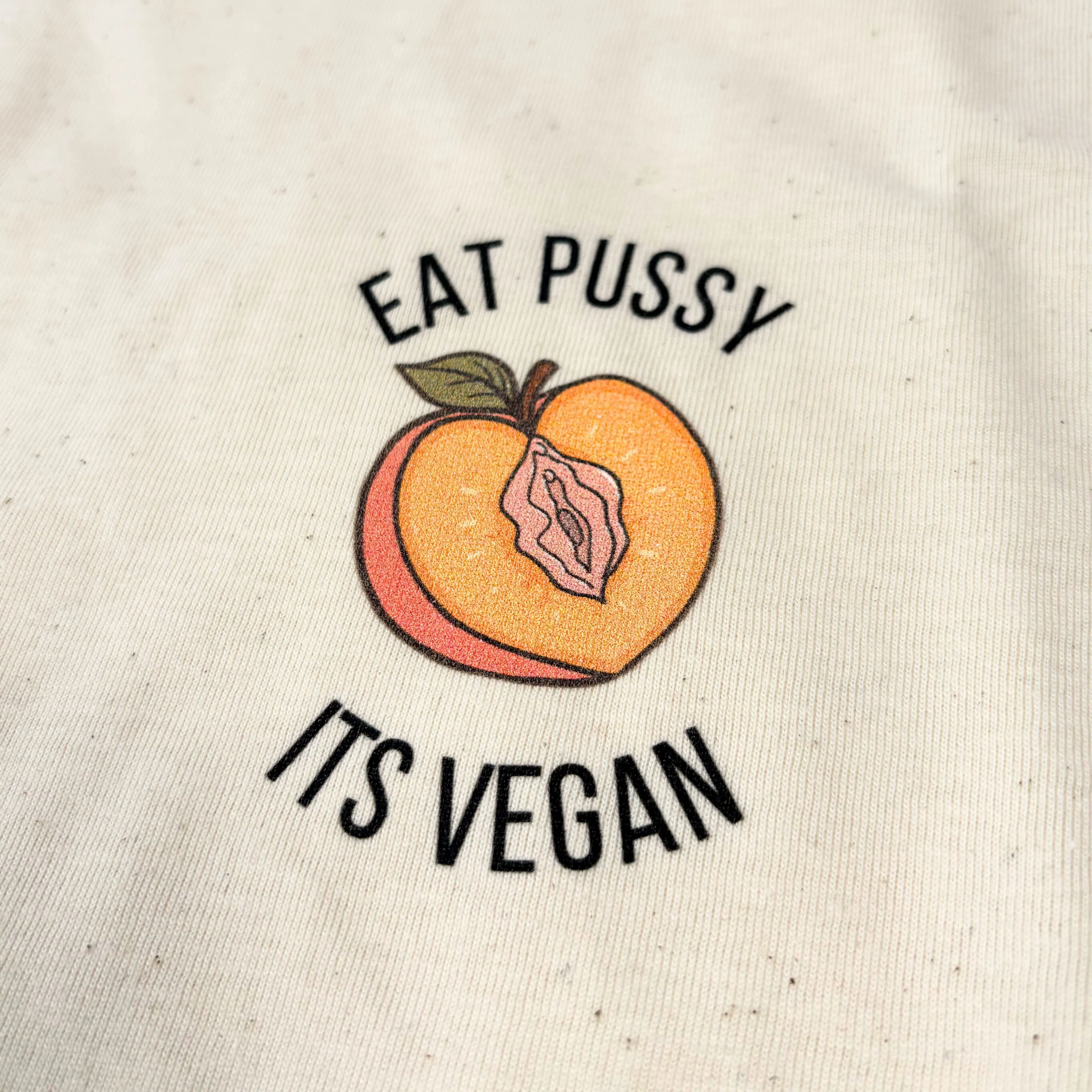 Eat Pussy It's Vegan T-Shirt - Image 2