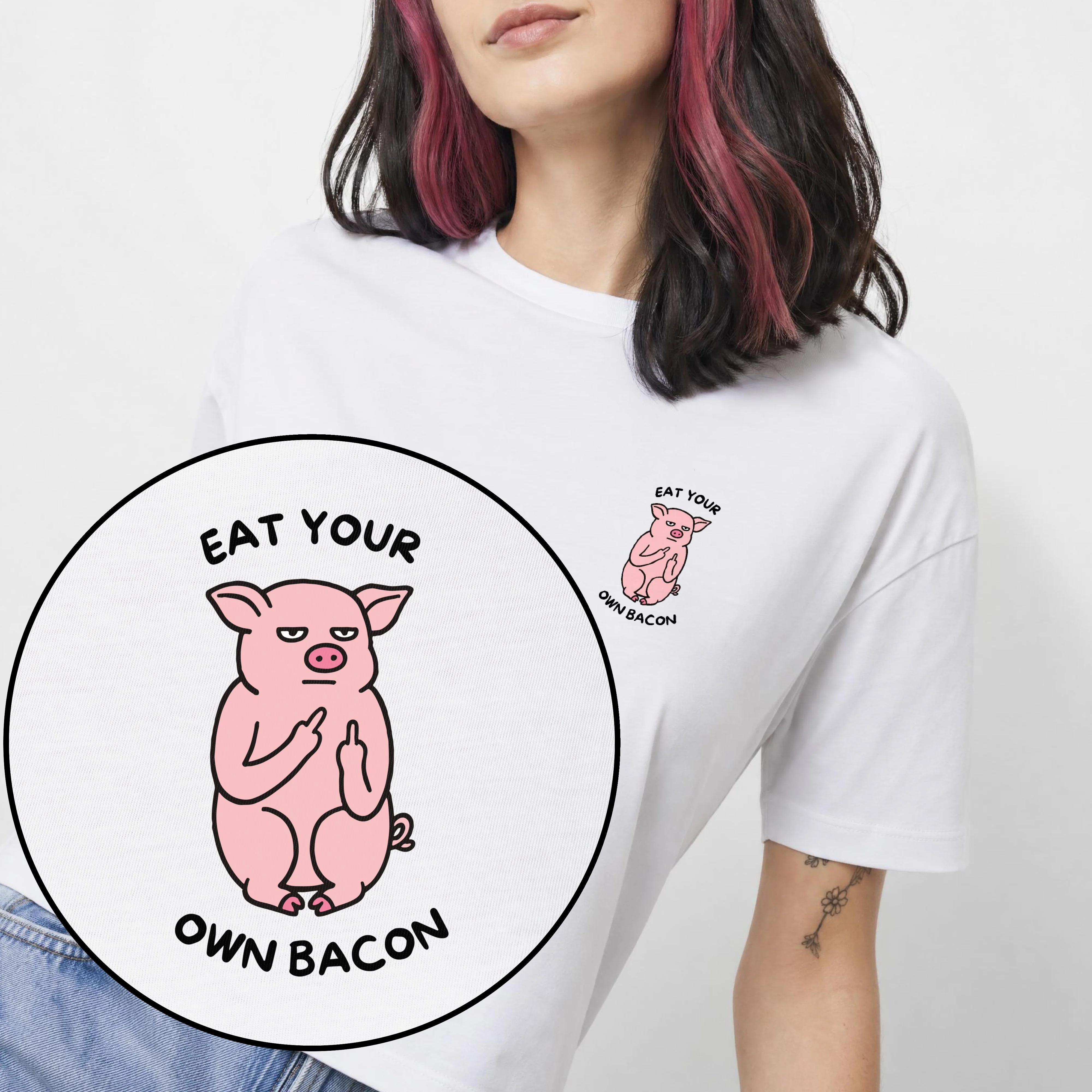 Eat Your Own Bacon Women's Boxy T-Shirt