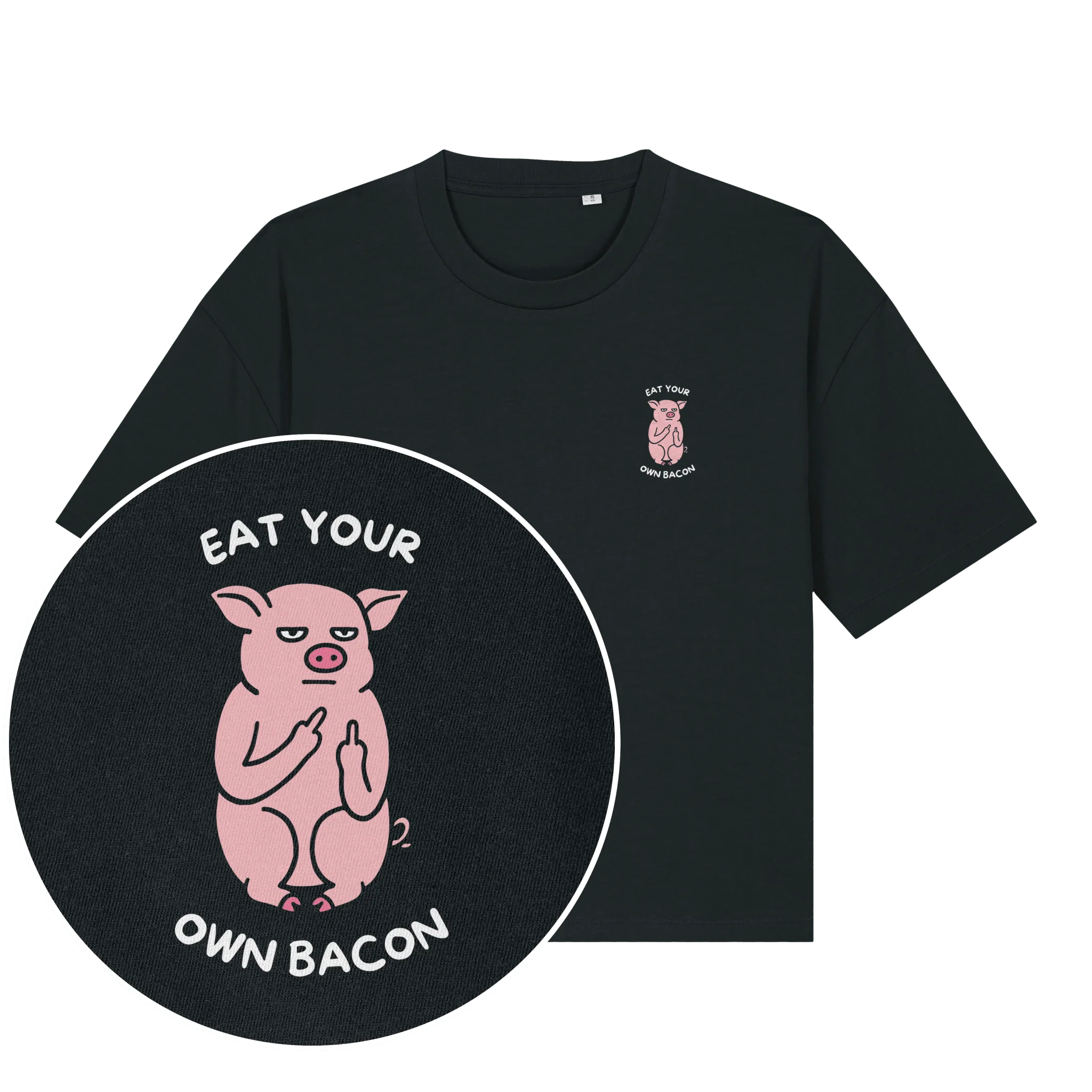 Eat Your Own Bacon Women's Boxy T-Shirt - Image 3