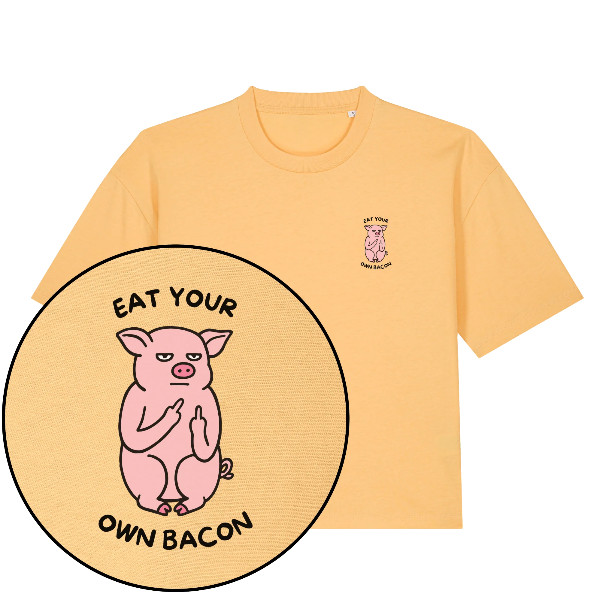 Eat Your Own Bacon Women's Boxy T-Shirt - Image 4