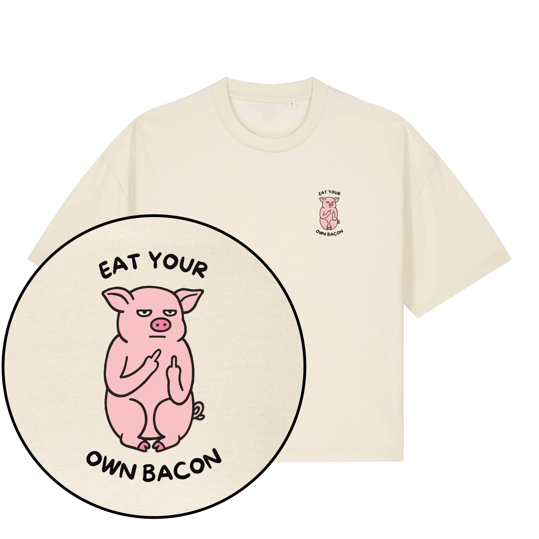 Eat Your Own Bacon Women's Boxy T-Shirt - Image 5