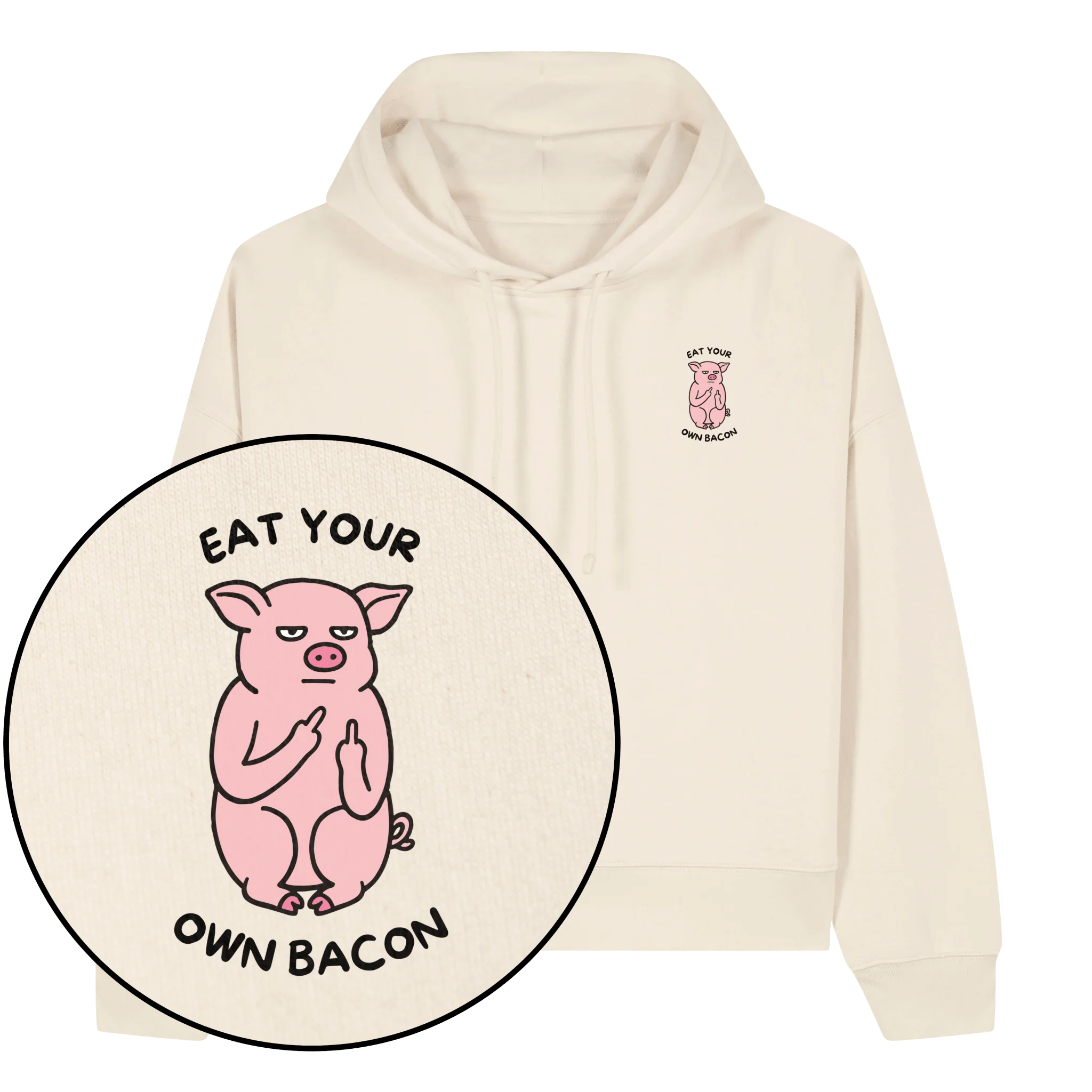 Eat Your Own Bacon Women's Hoodie - Image 2