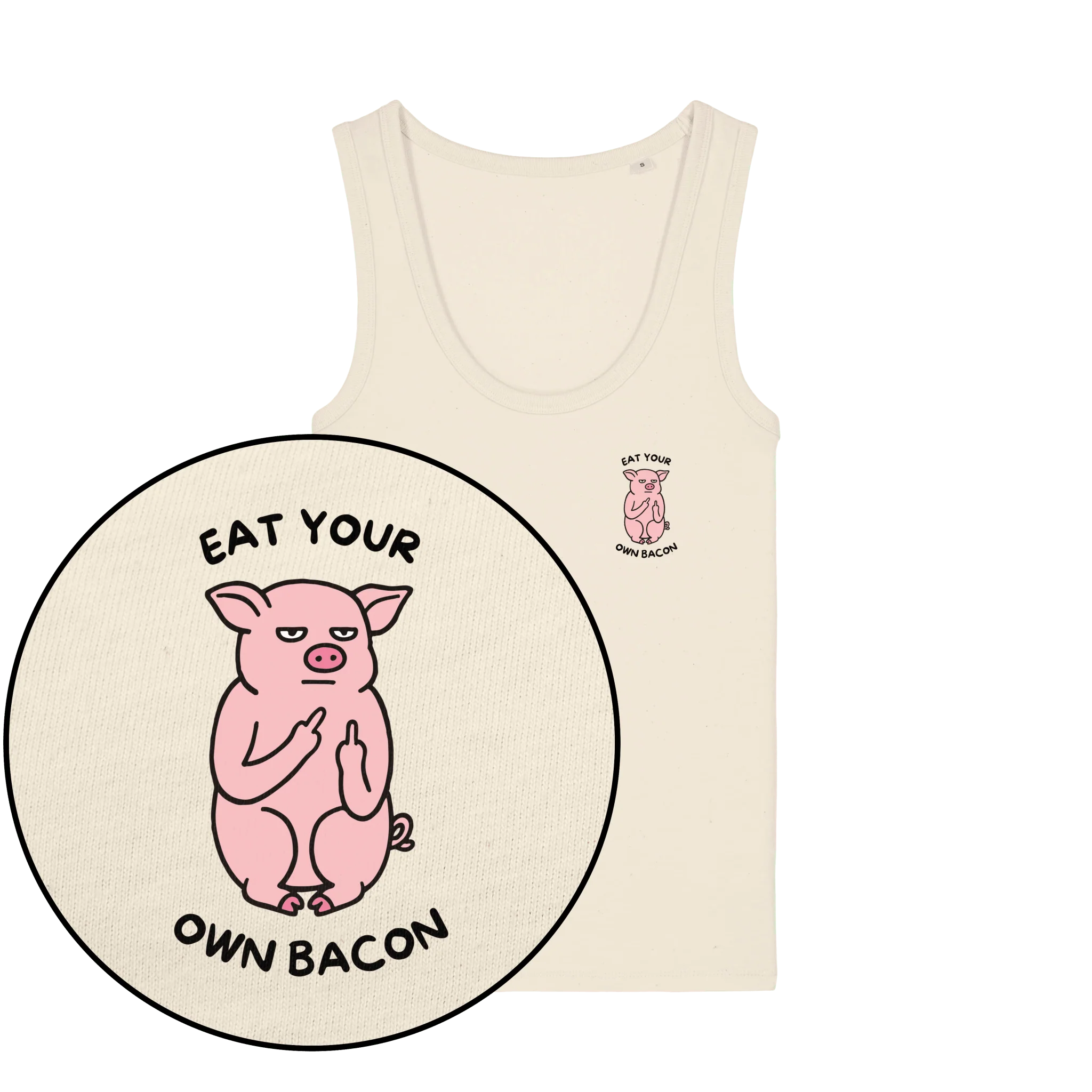Eat Your Own Bacon Women's Tank Top - Image 2