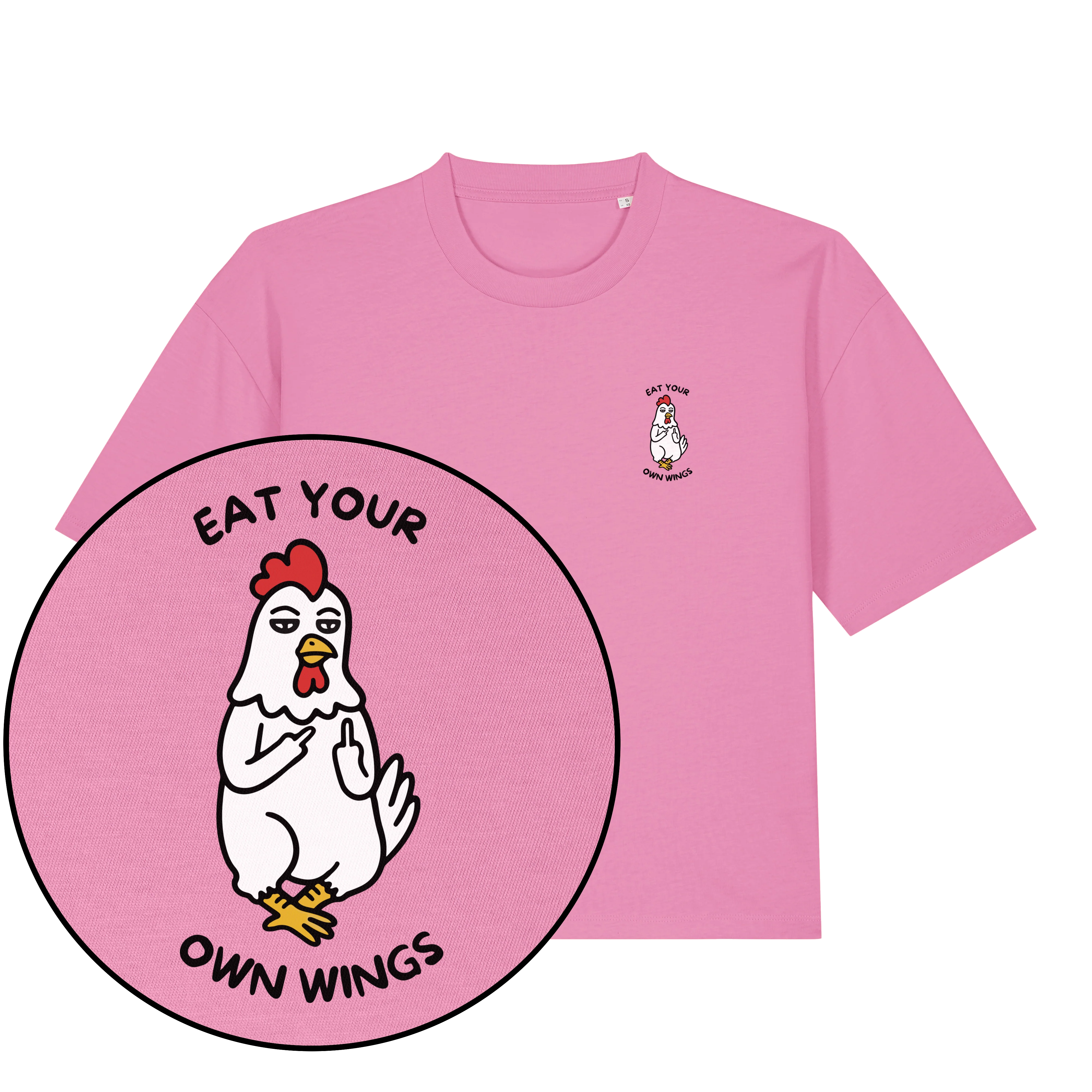 Eat Your Own Wings Women's Boxy T-Shirt - Image 2