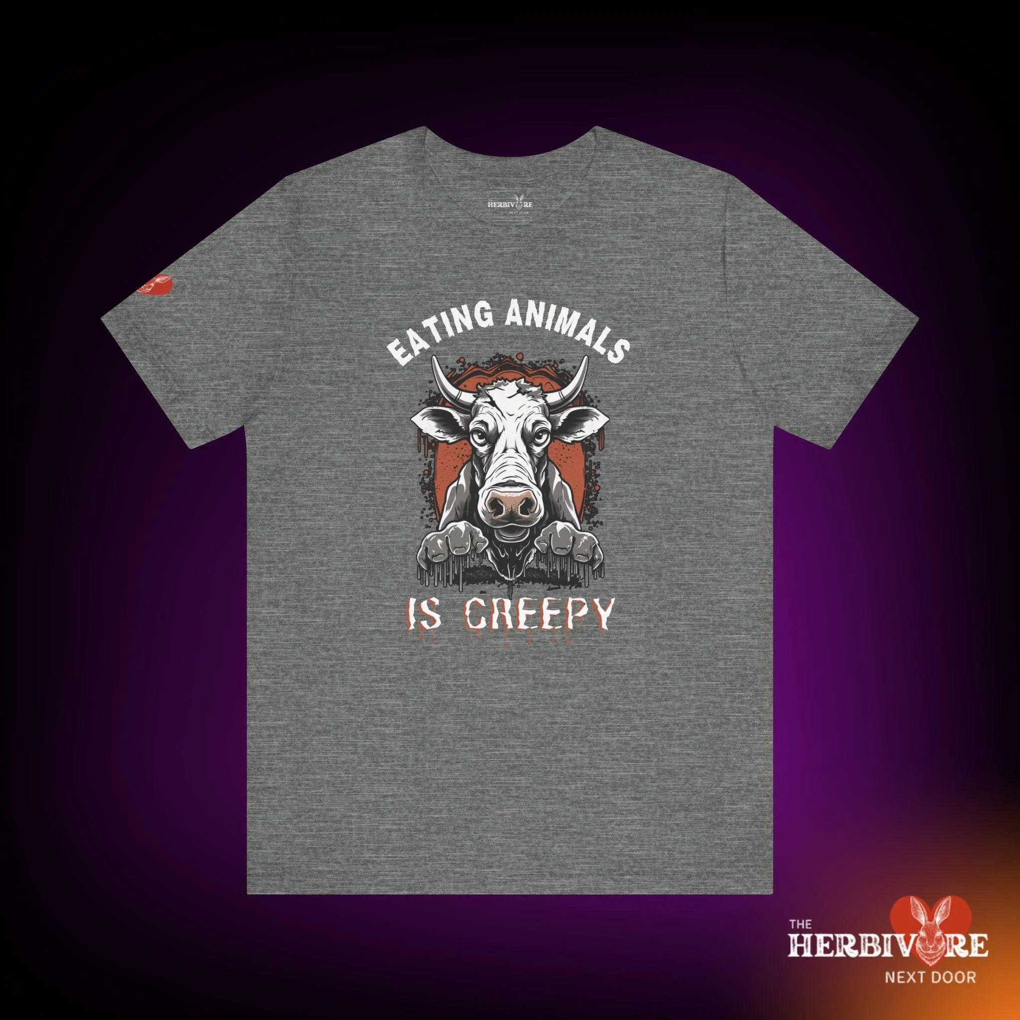 Eating Animals is Creepy T-Shirt - Image 4