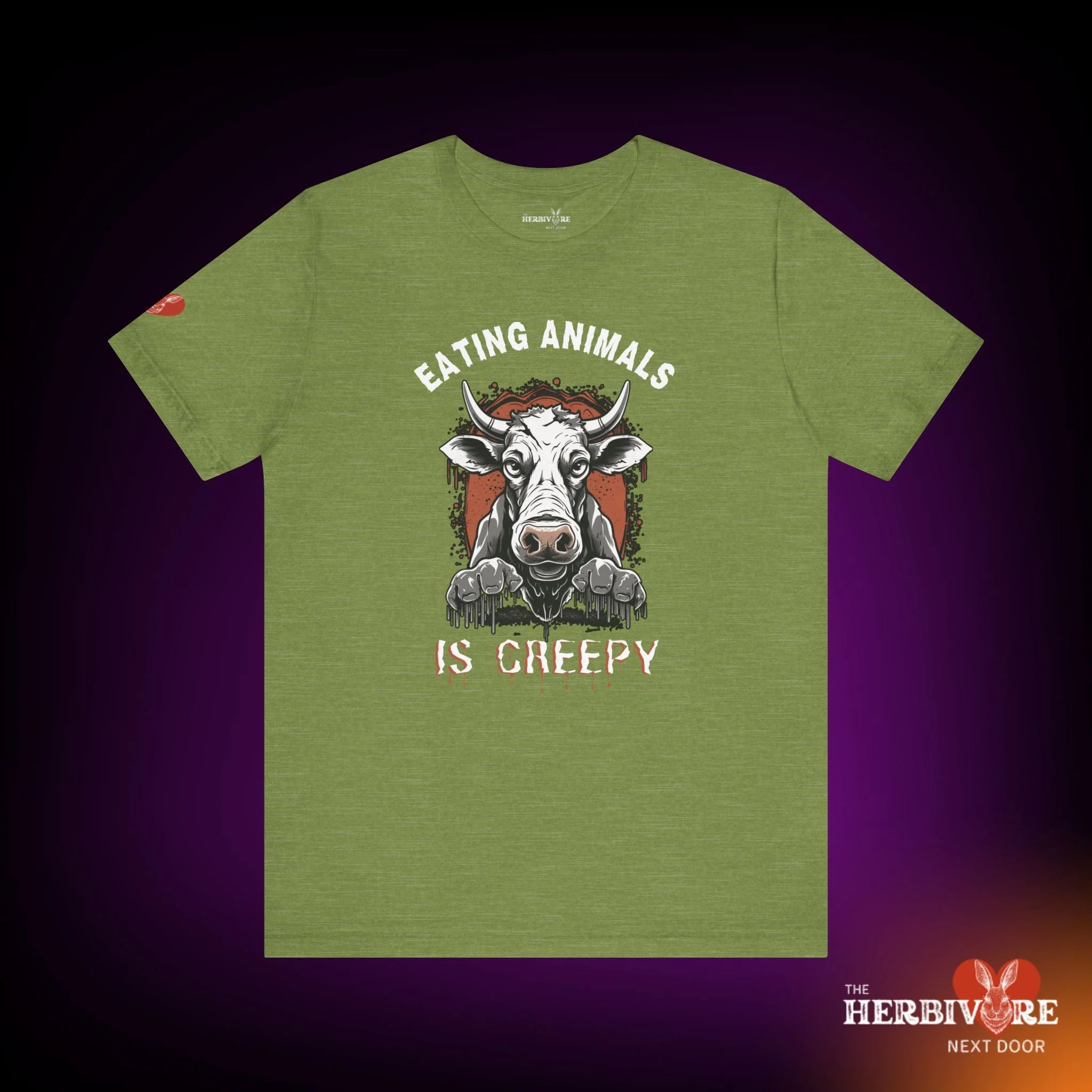 Eating Animals is Creepy T-Shirt - Image 5
