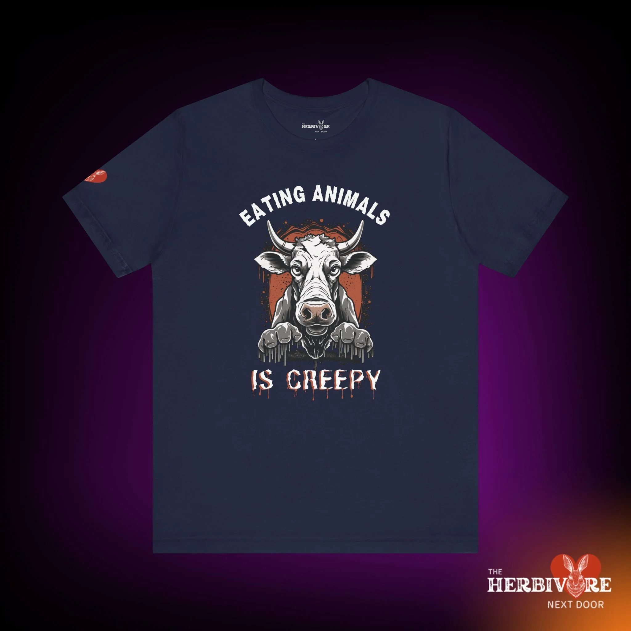 Eating Animals is Creepy T-Shirt - Image 7