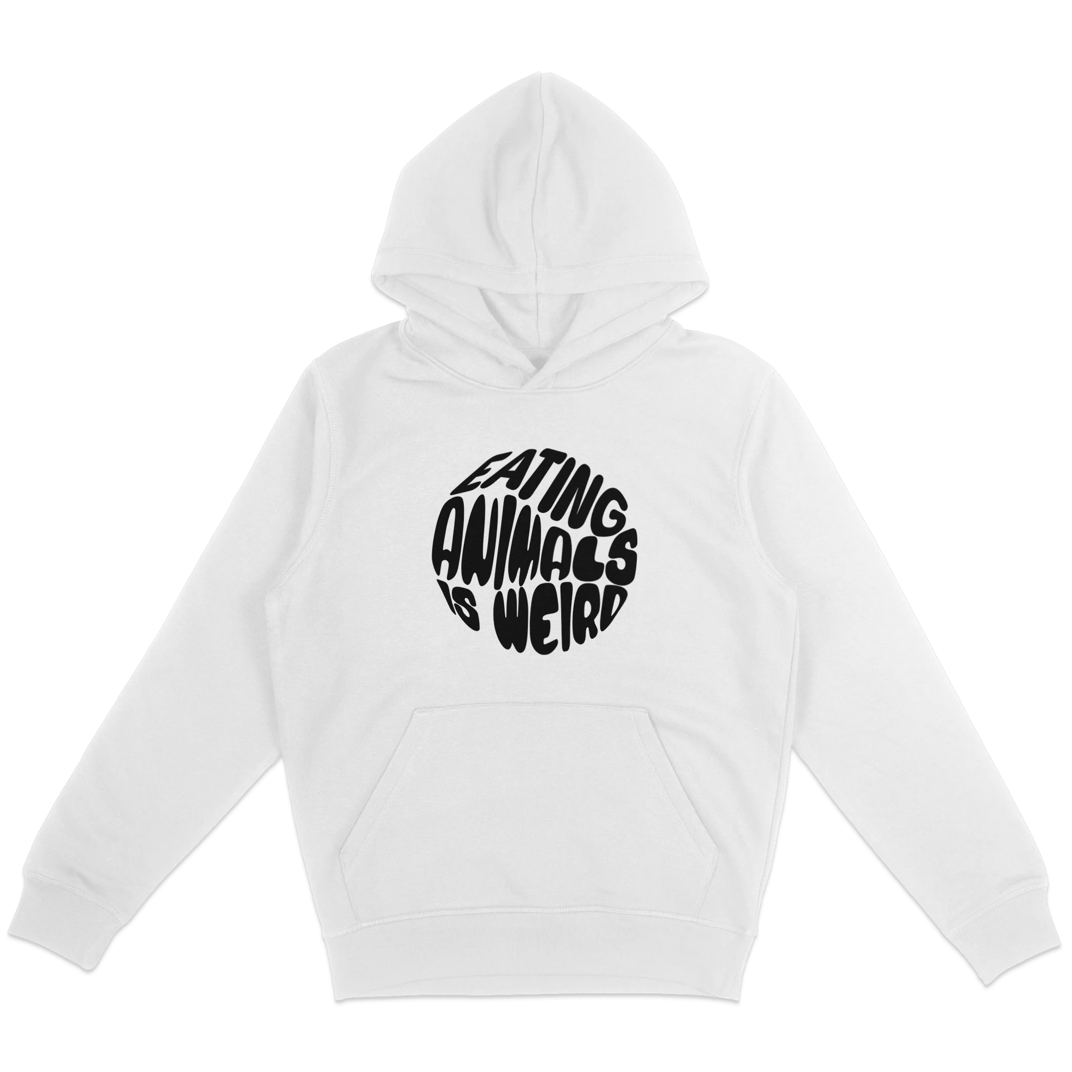 Eating Animals Is Weird Hoodie - Image 4