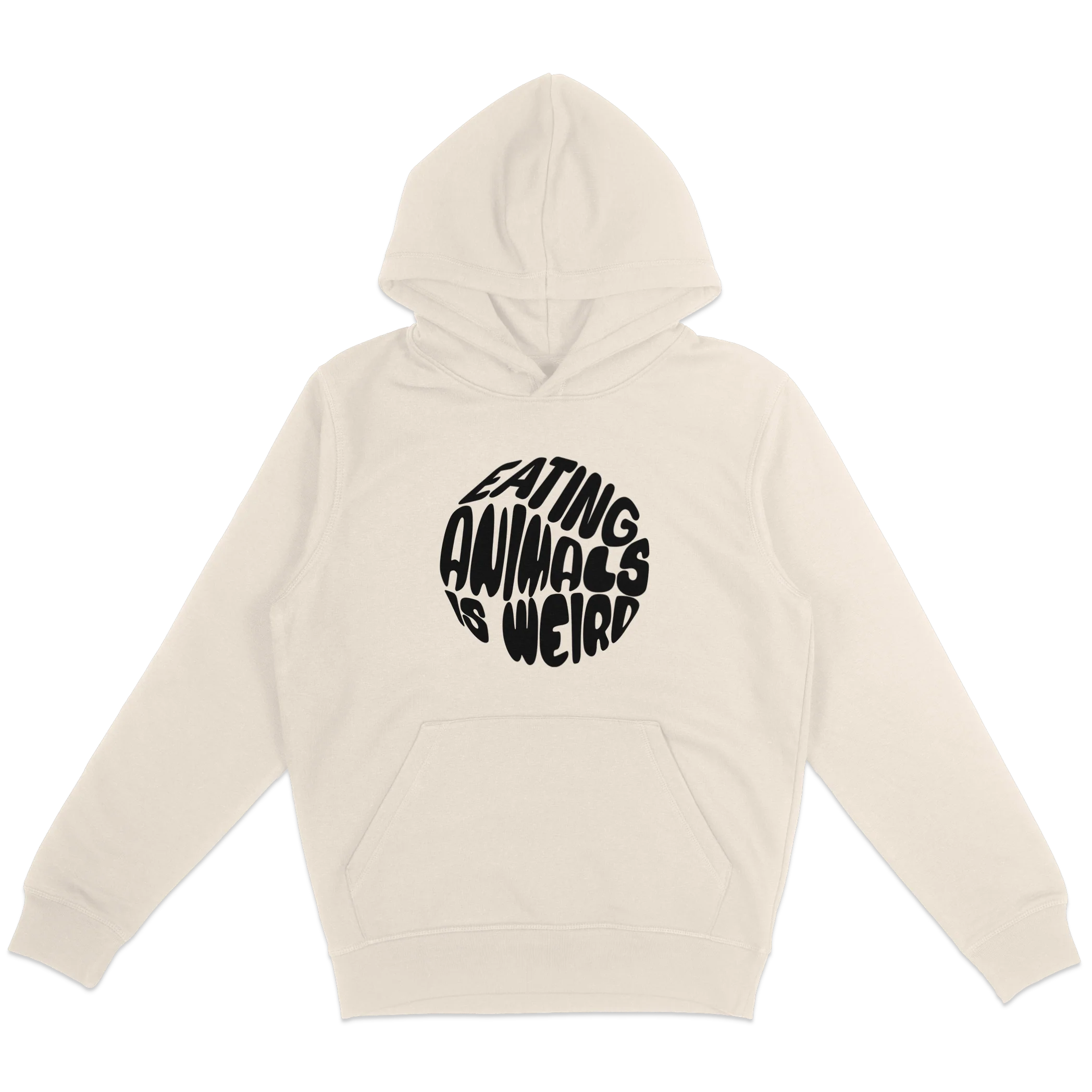 Eating Animals Is Weird Hoodie - Image 5