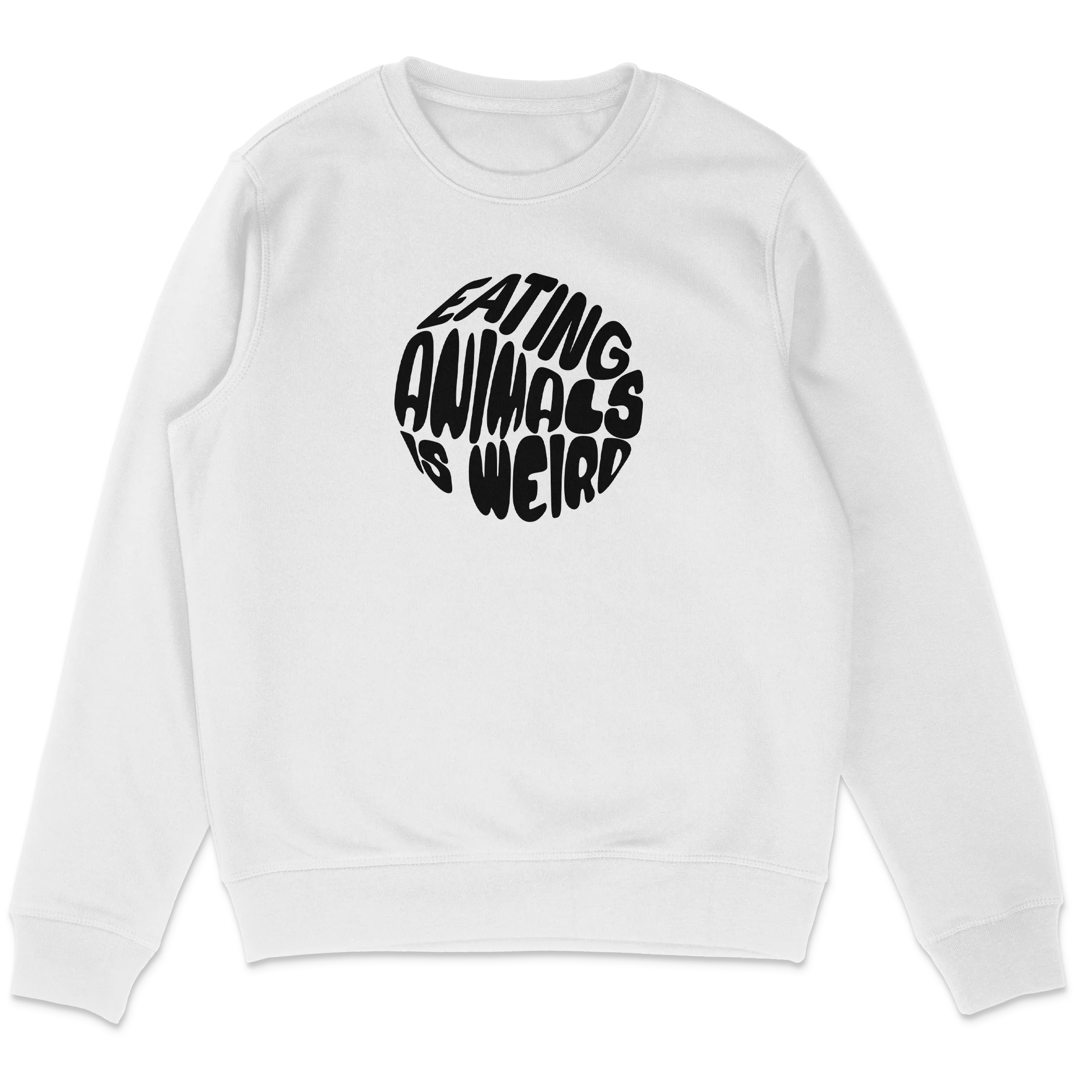 Eating Animals Is Weird Sweatshirt - Image 2
