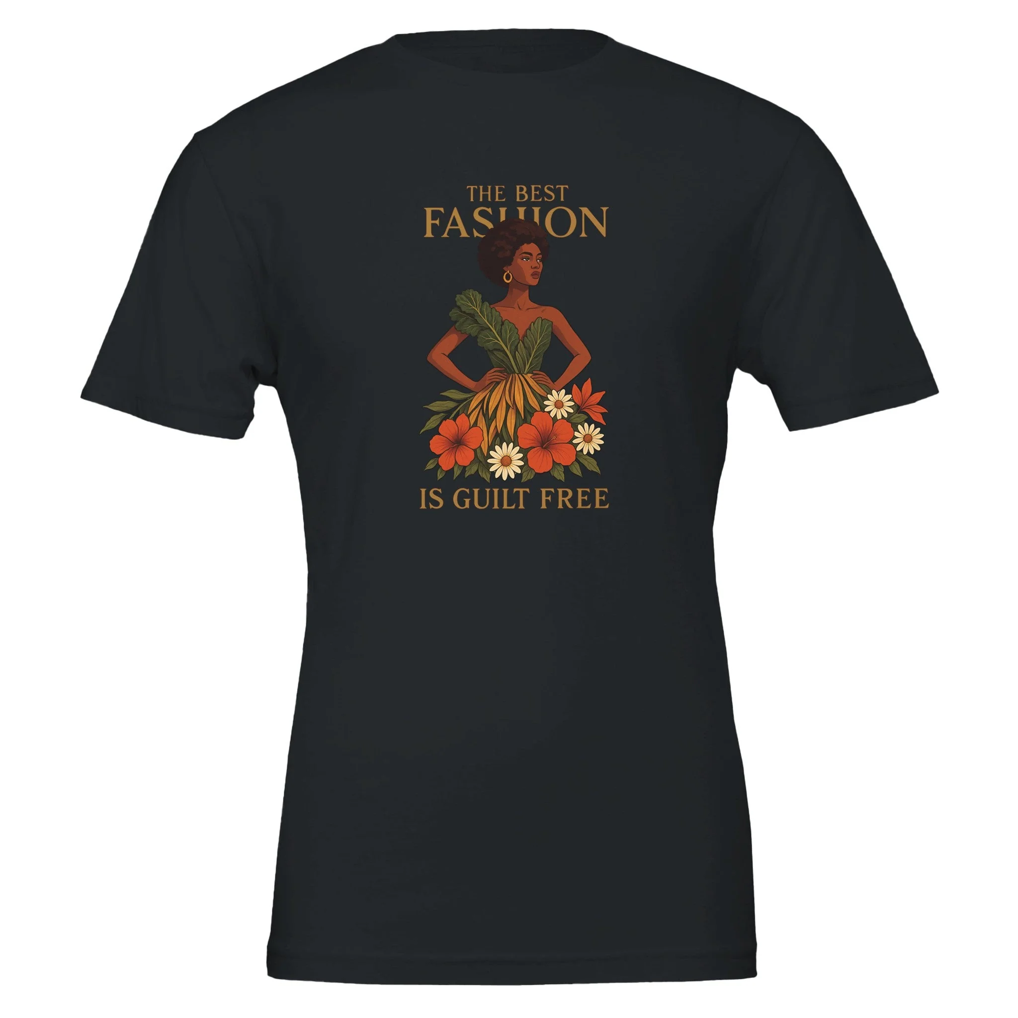 Eco Friendly Premium Tshirt | Guilt Free Fashion (Dark Colors) - Image 3