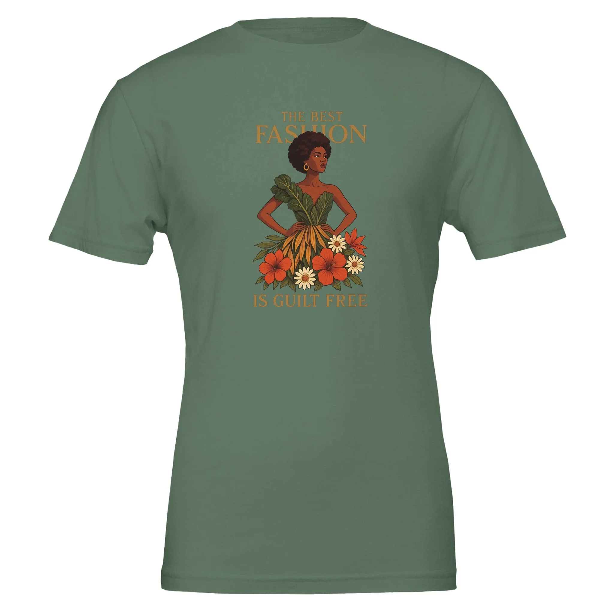 Eco Friendly Premium Tshirt | Guilt Free Fashion (Dark Colors) - Image 6