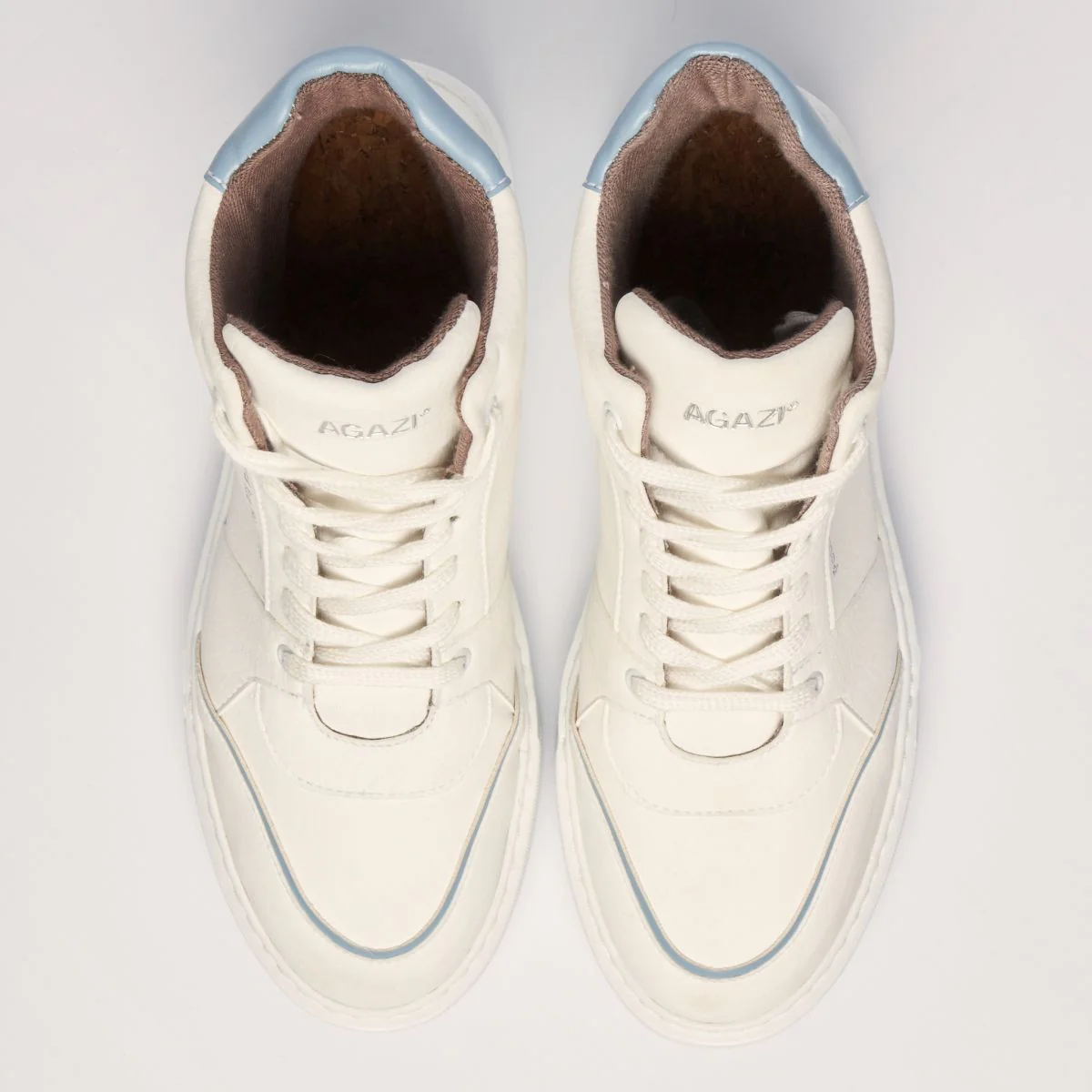 EMI plant-based sneakers – white & blue - Image 5