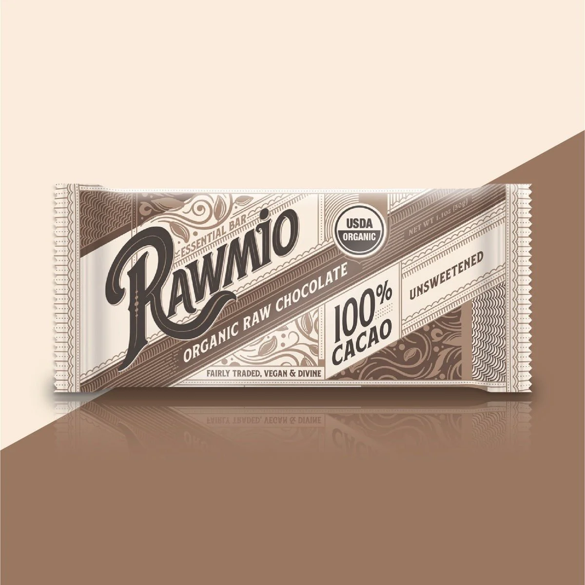 Essential Dark Chocolate Bar - 100% Cacao - Image 2