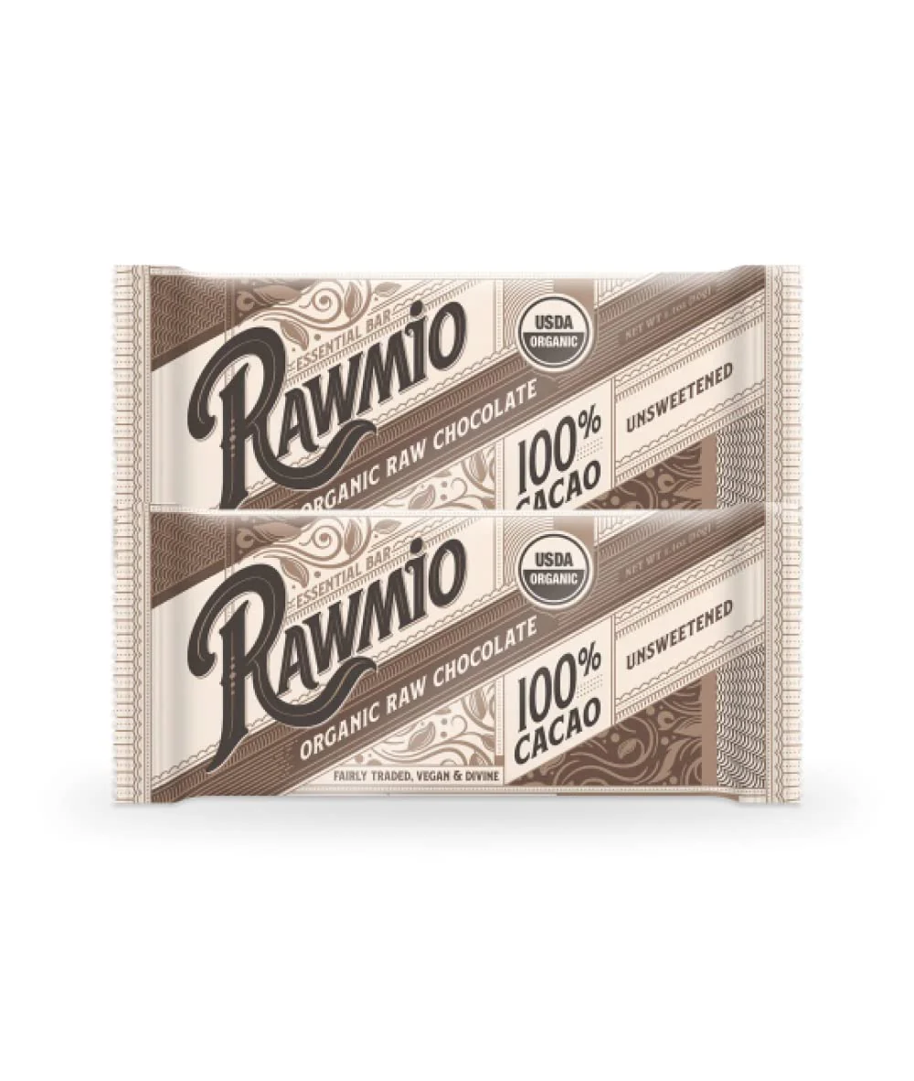 Essential Dark Chocolate Bar - 100% Cacao - Image 8