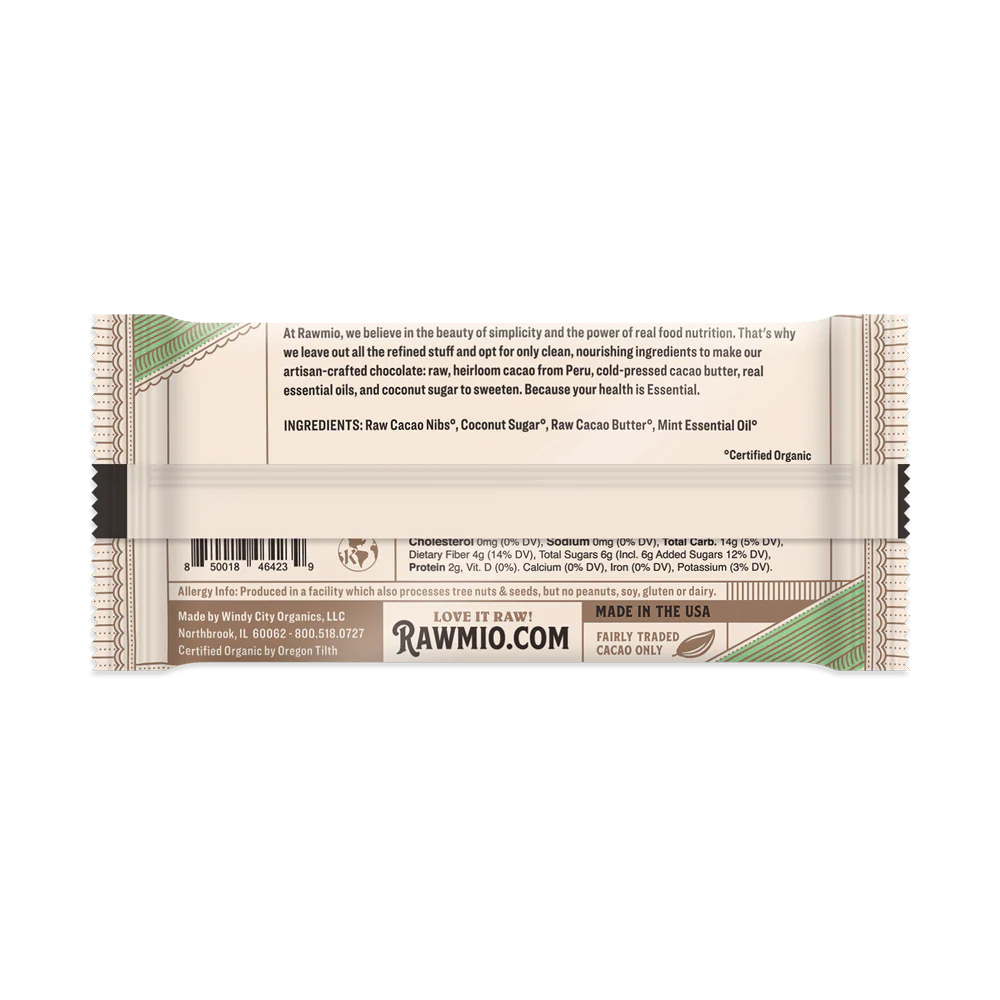Essential Mint Chocolate Bar - 70% Cacao - Image 3