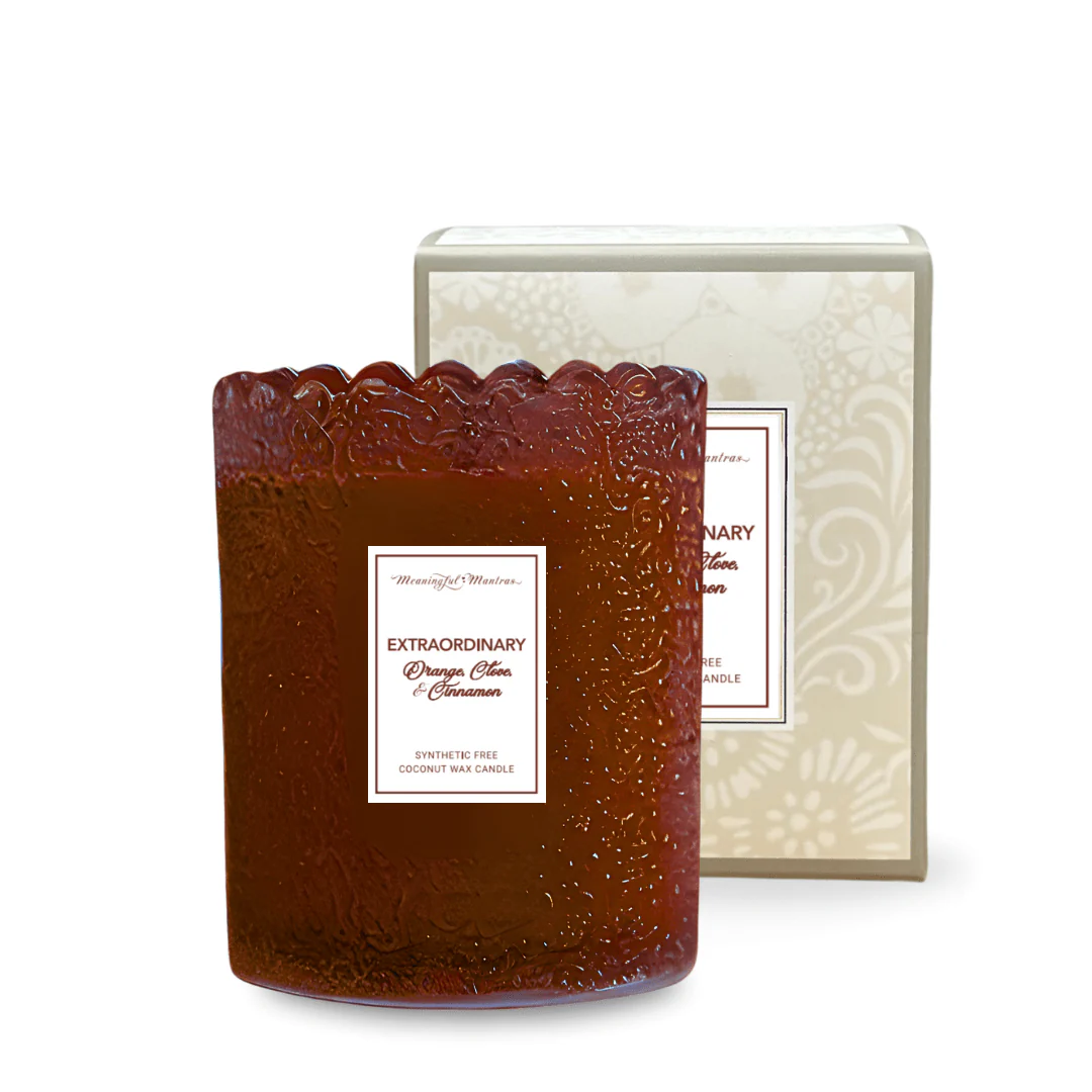 Extraordinary Cinnamon Spice 8oz Natural Candle Kaia Collection - Image 2