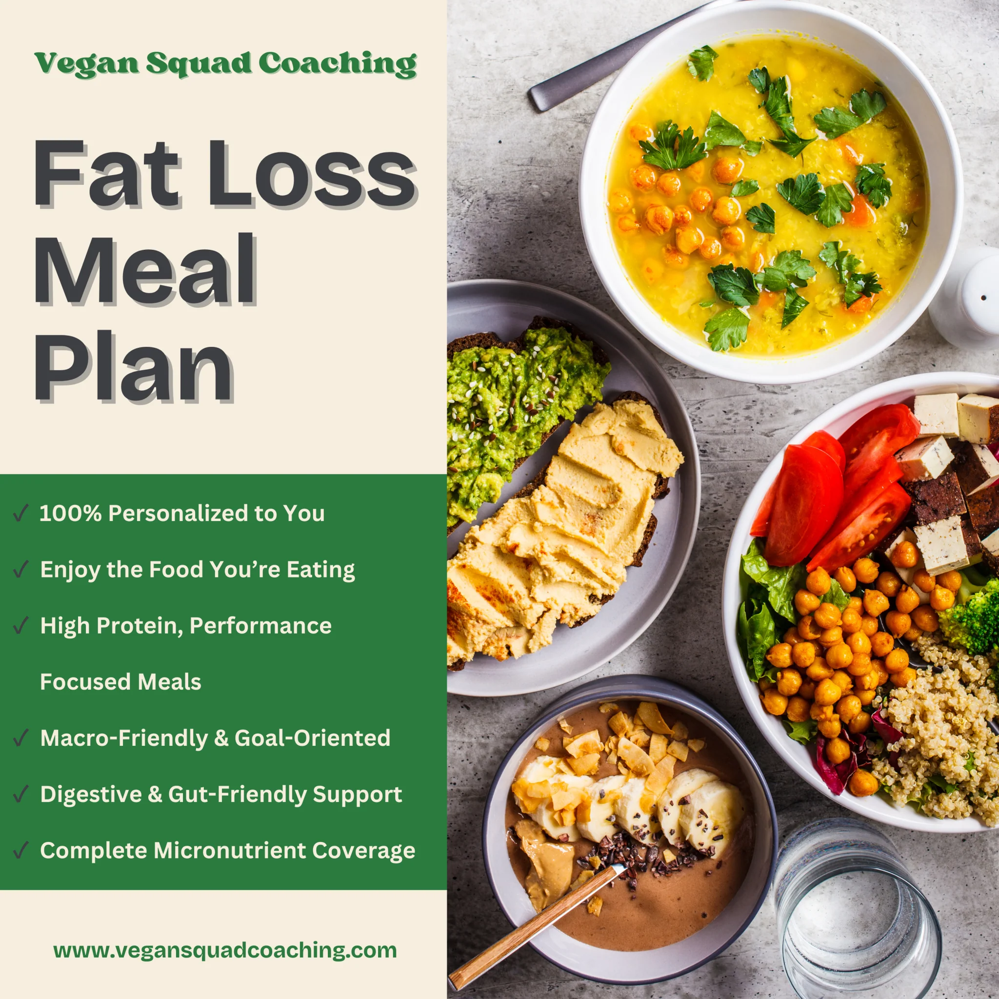 Fat Loss Meal Plan Vegan Squad