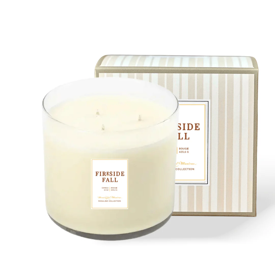 Fireside Fall Natural Candle 16oz 3-Wick