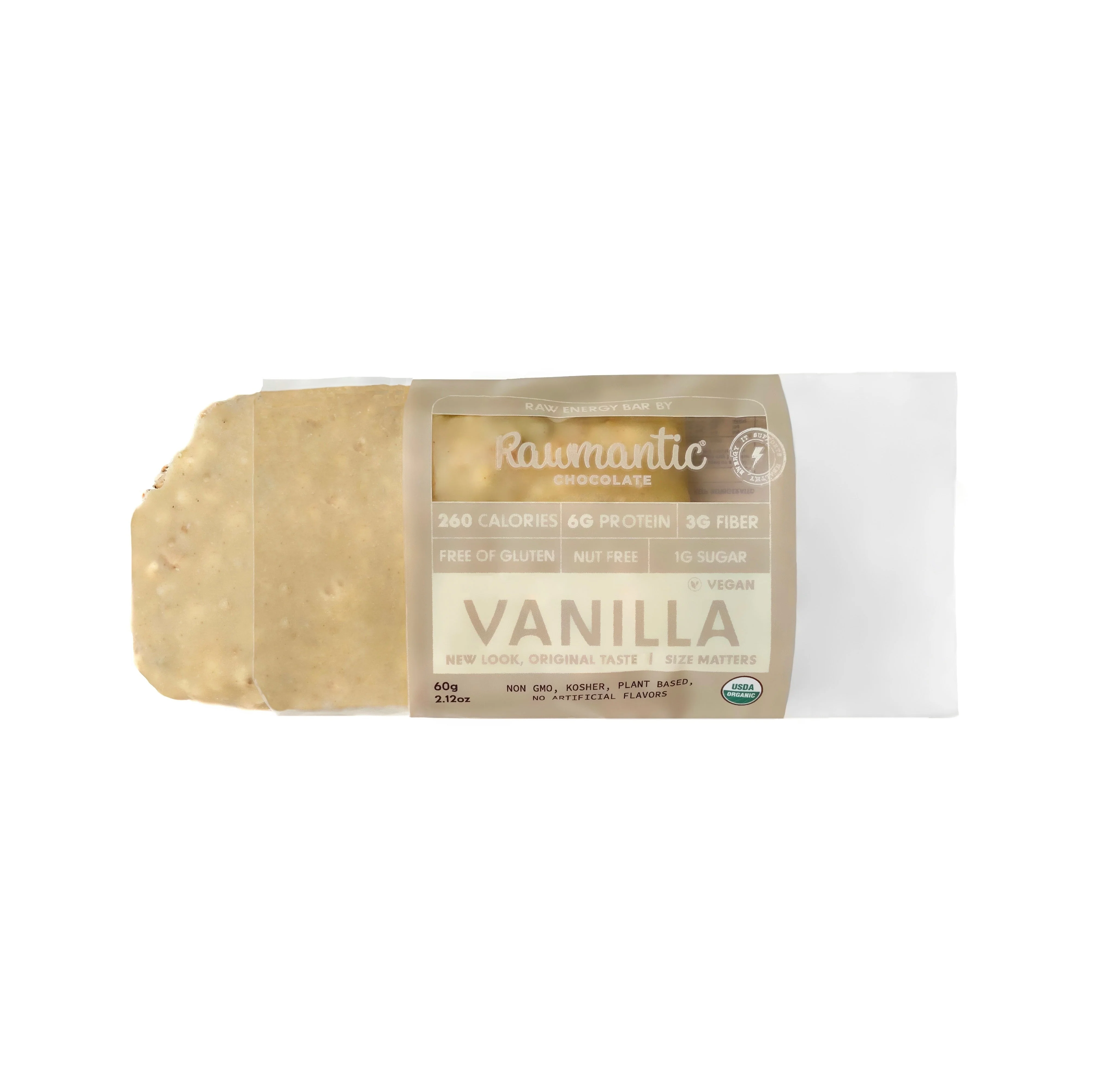 Fitness Sugar-Free Vegan Plant Based Vanilla Protein Nutritional Bars - Image 2