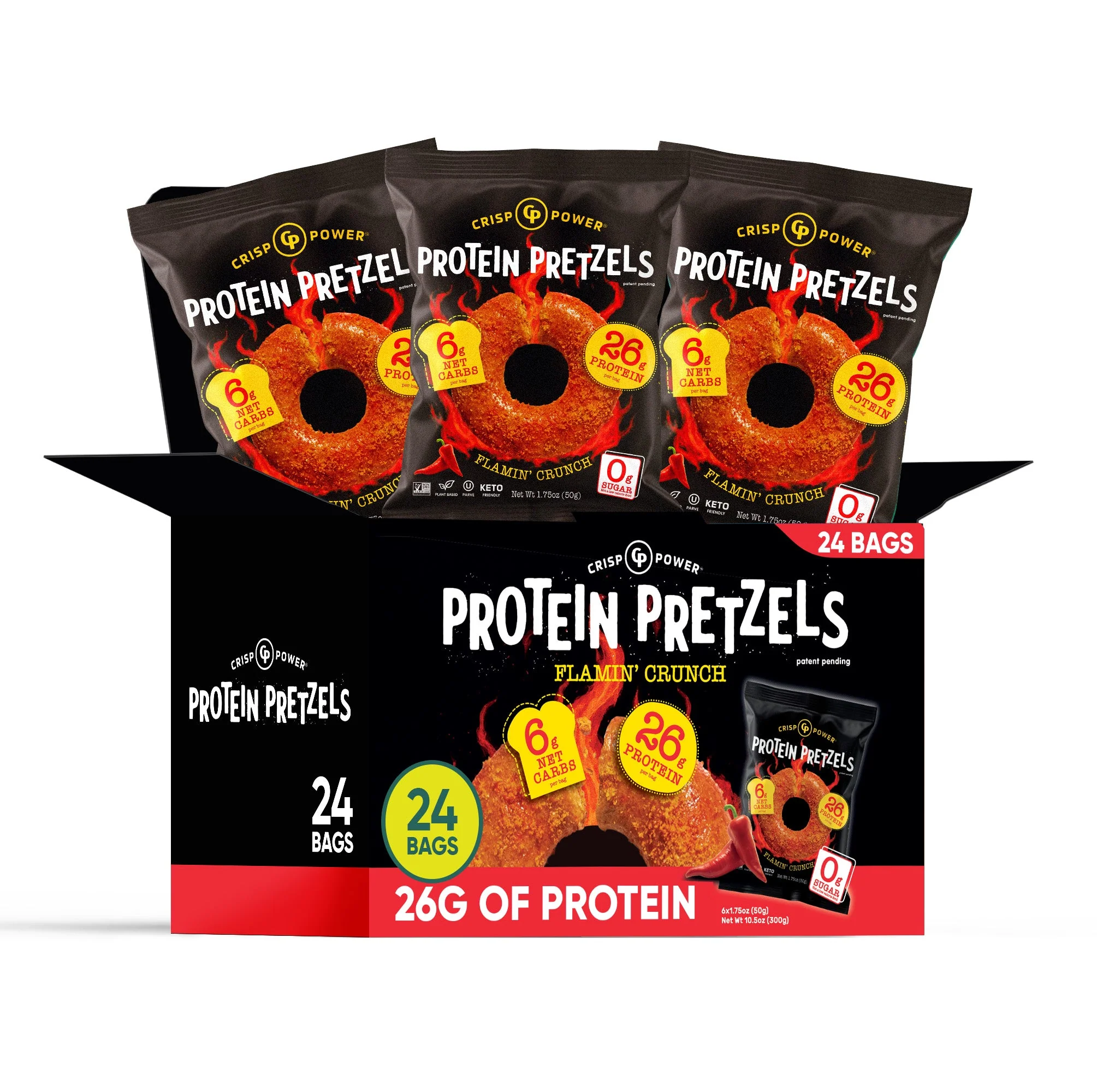 Flamin' Crunch - Protein Pretzels - Image 6