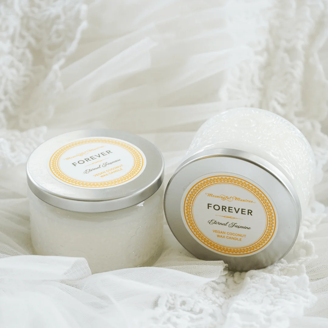 Forever Eternal Jasmine Natural Candle 4oz Ellie Collection - Image 3