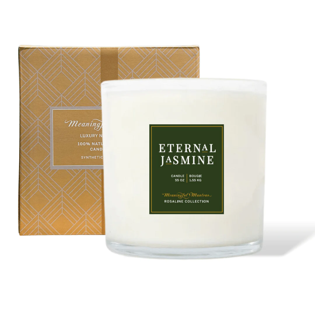 Forever Eternal Jasmine Natural Candle 55oz Rosaline Collection
