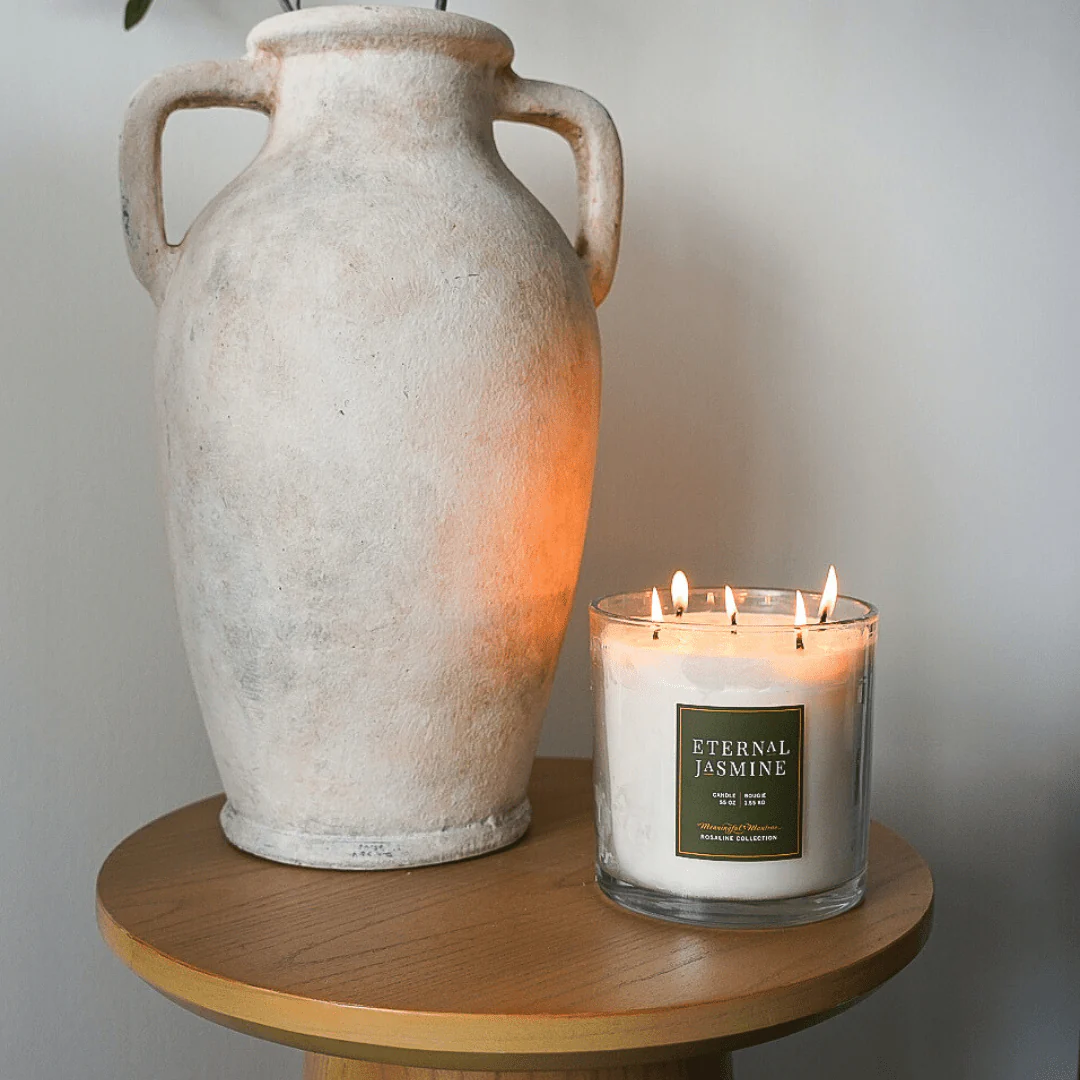 Forever Eternal Jasmine Natural Candle 55oz Rosaline Collection - Image 3