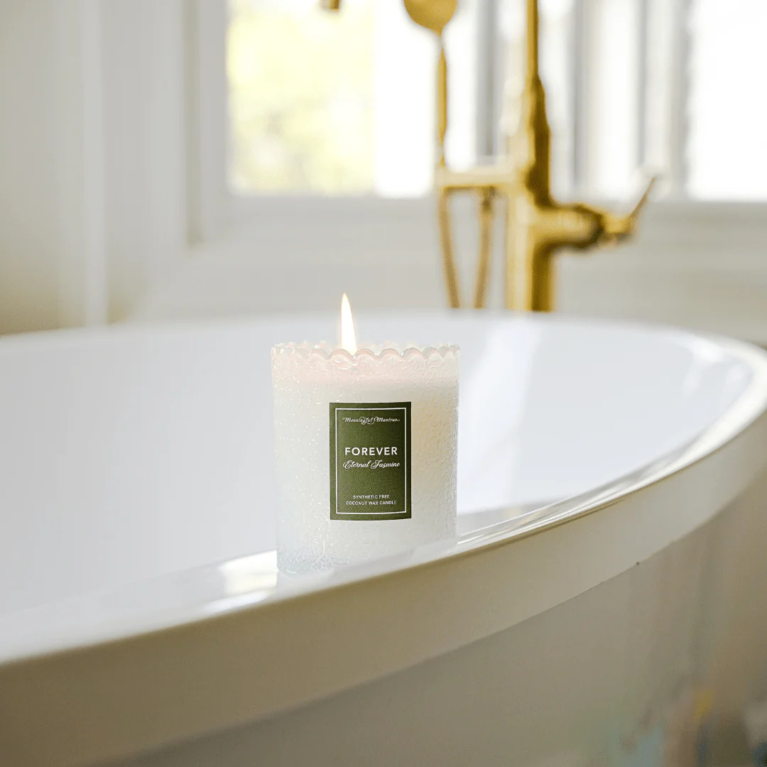 Forever Eternal Jasmine Natural Candle 8oz Kaia Collection - Image 2