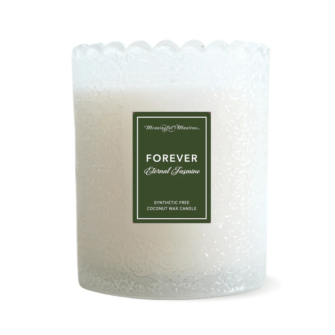 Forever Eternal Jasmine Natural Candle 8oz Kaia Collection - Image 3