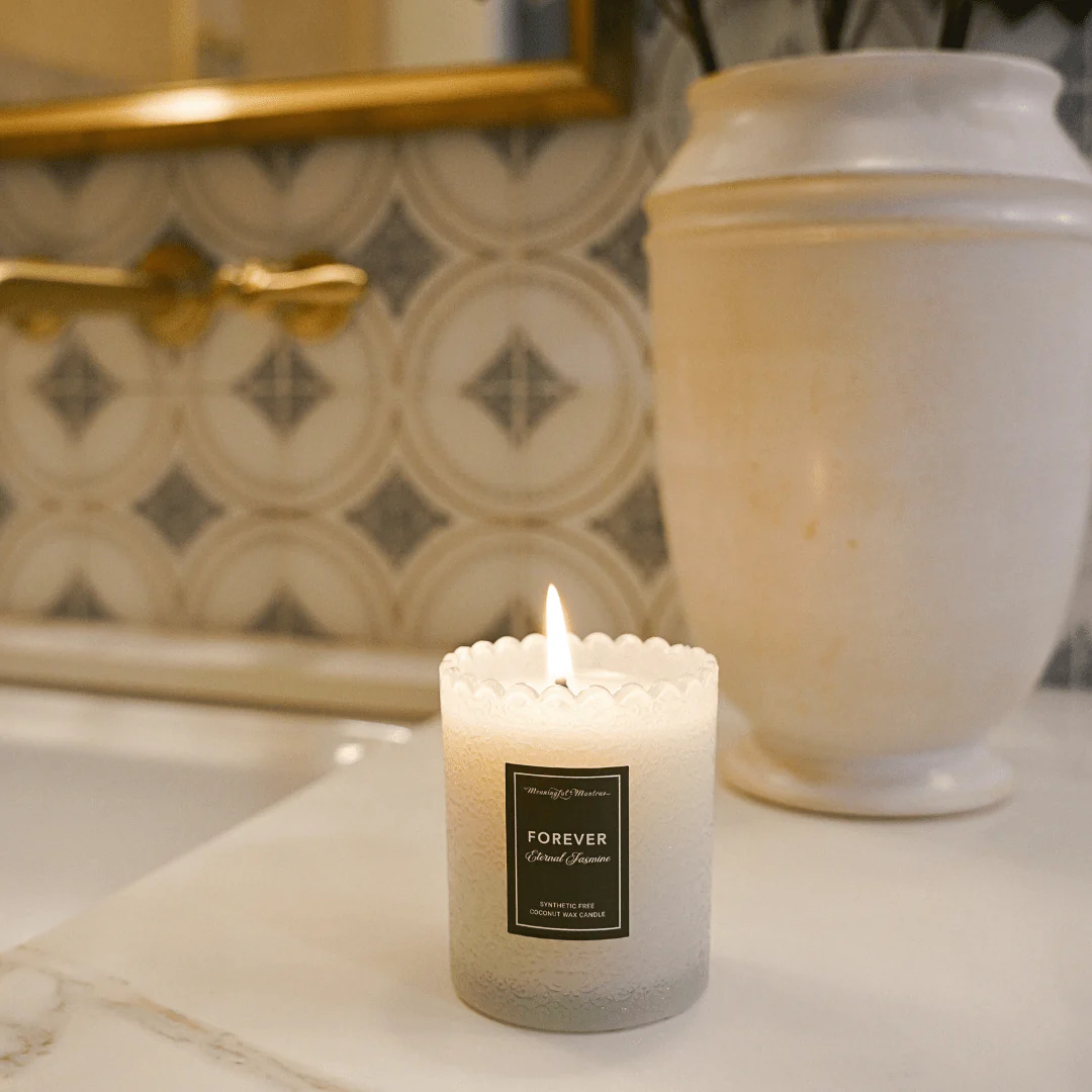 Forever Eternal Jasmine Natural Candle 8oz Kaia Collection - Image 4