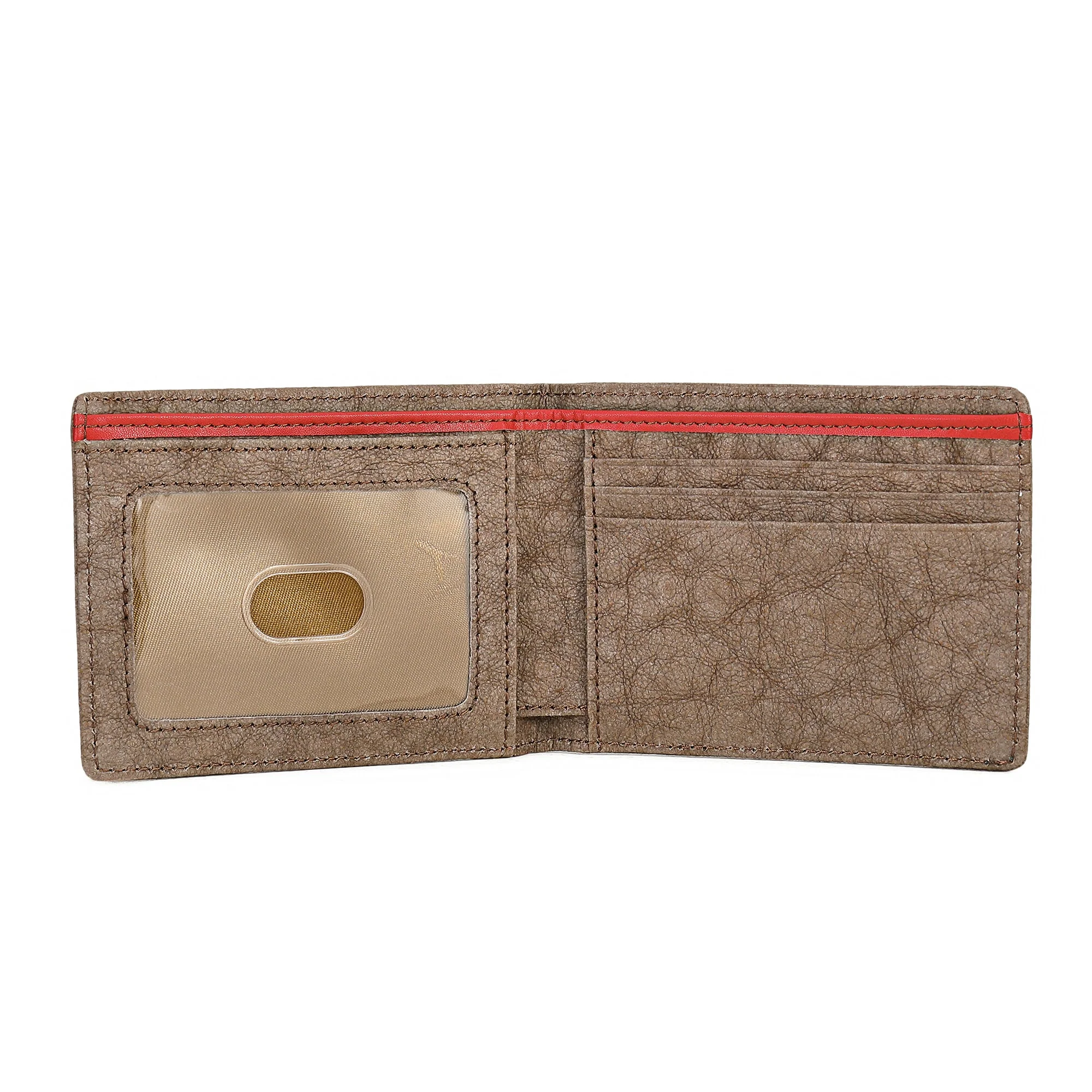 *Founder's Pick* Italian Kraft Paper Slim Sustainable Vegan Wallet w/ ID sleeve - Image 8