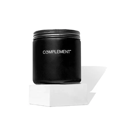 Matte Black Refillable Glass Jar
