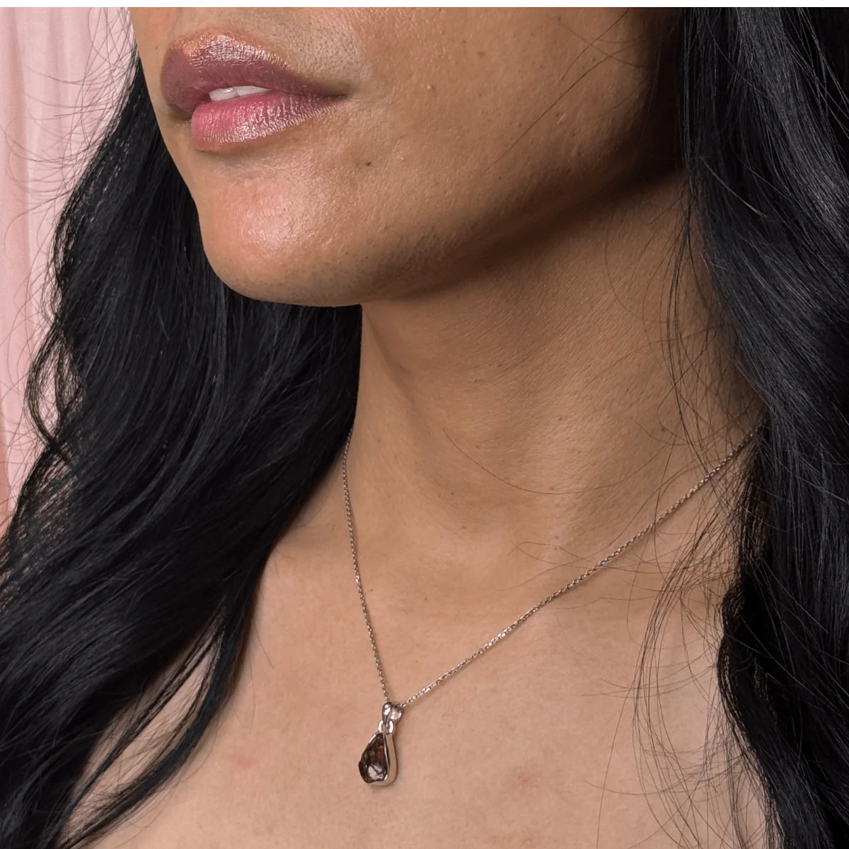 Freeform Gemstone Pendant Necklace - Image 14
