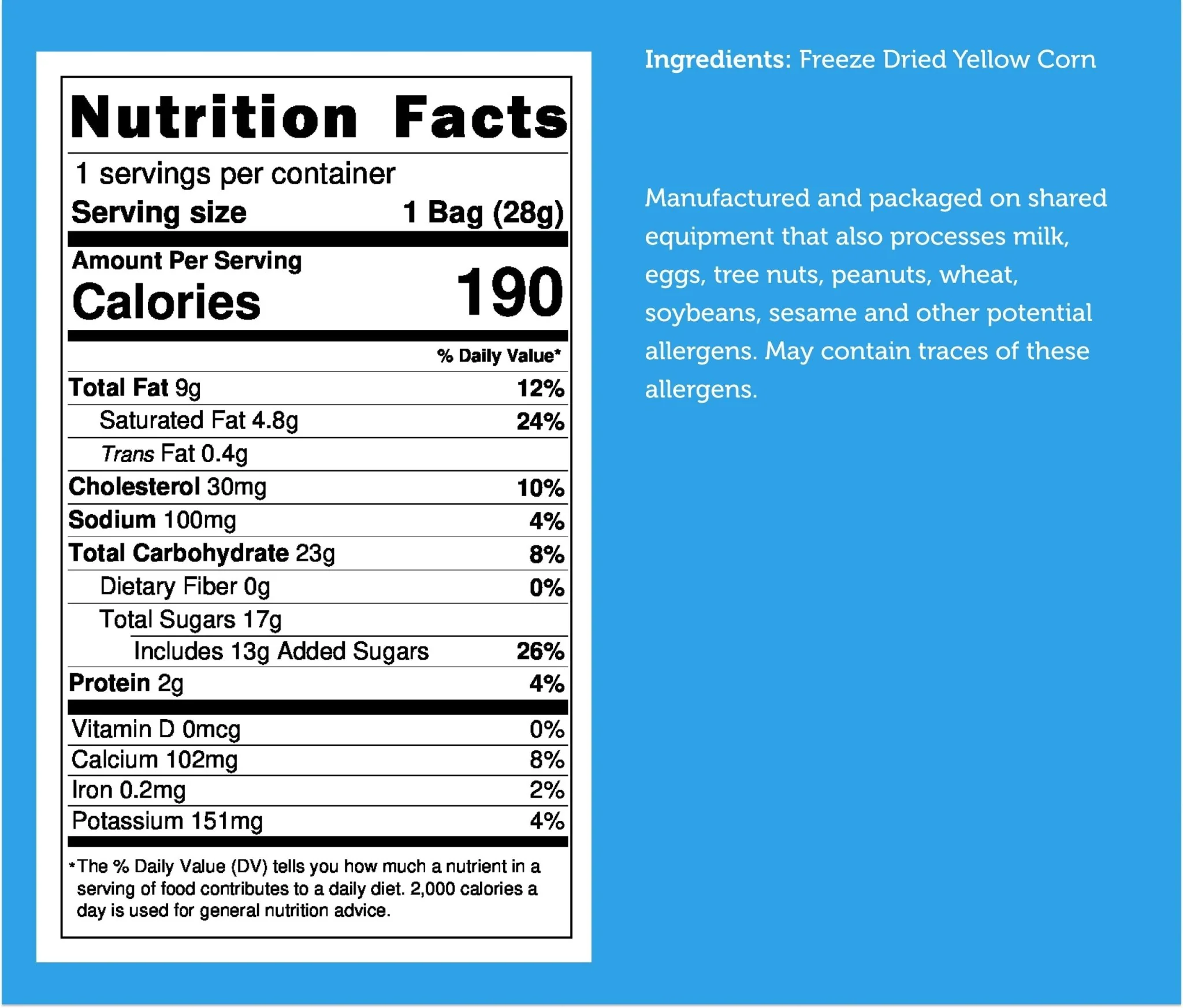 Freeze Dried Corn - Fire Roasted - Image 25