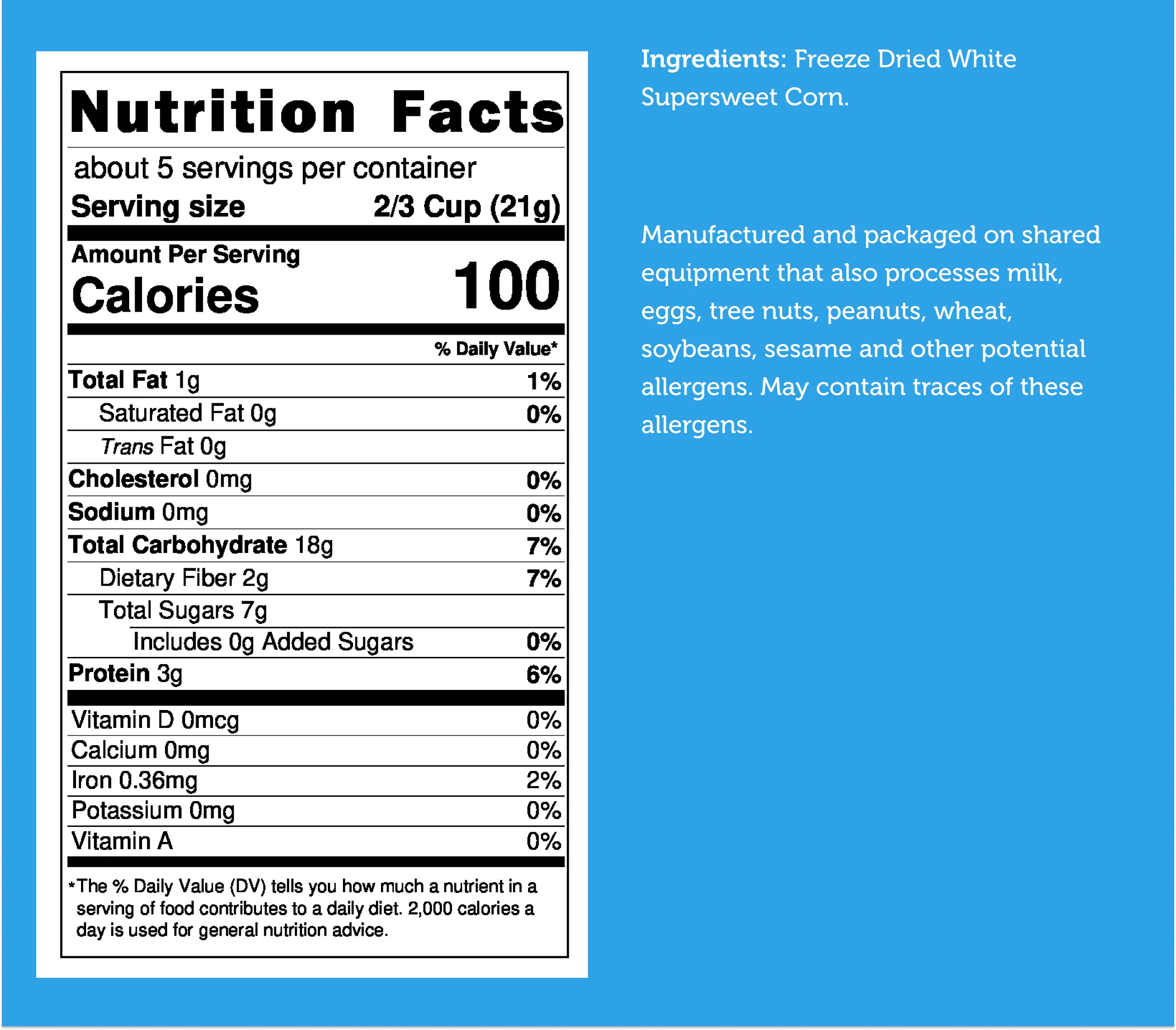 Freeze Dried Corn - Super Sweet - Image 5