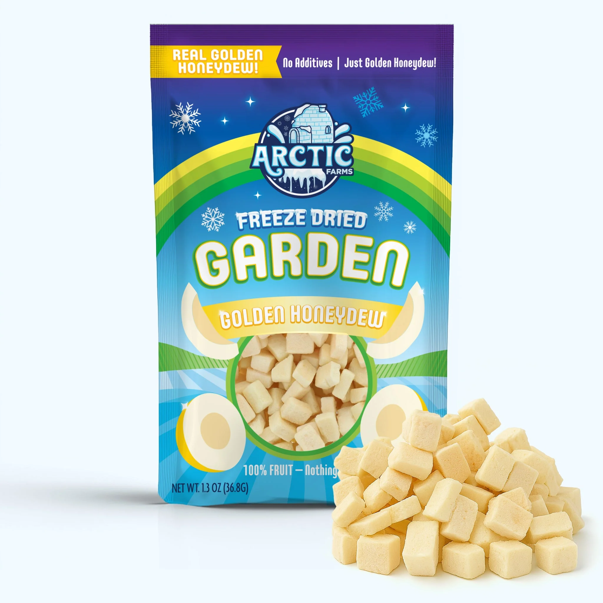 Freeze Dried Golden Honeydew Melon - Image 3