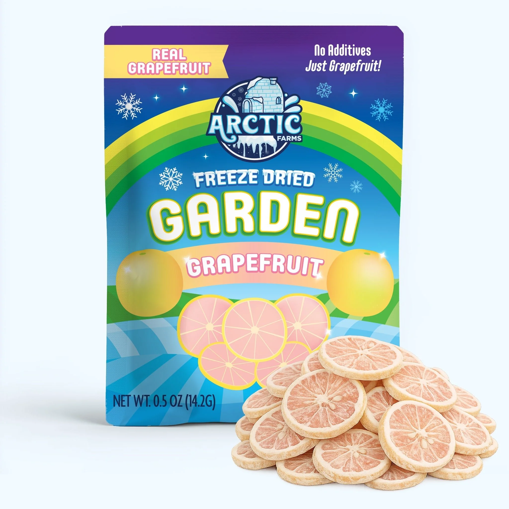 Freeze Dried Grapefruit Slices