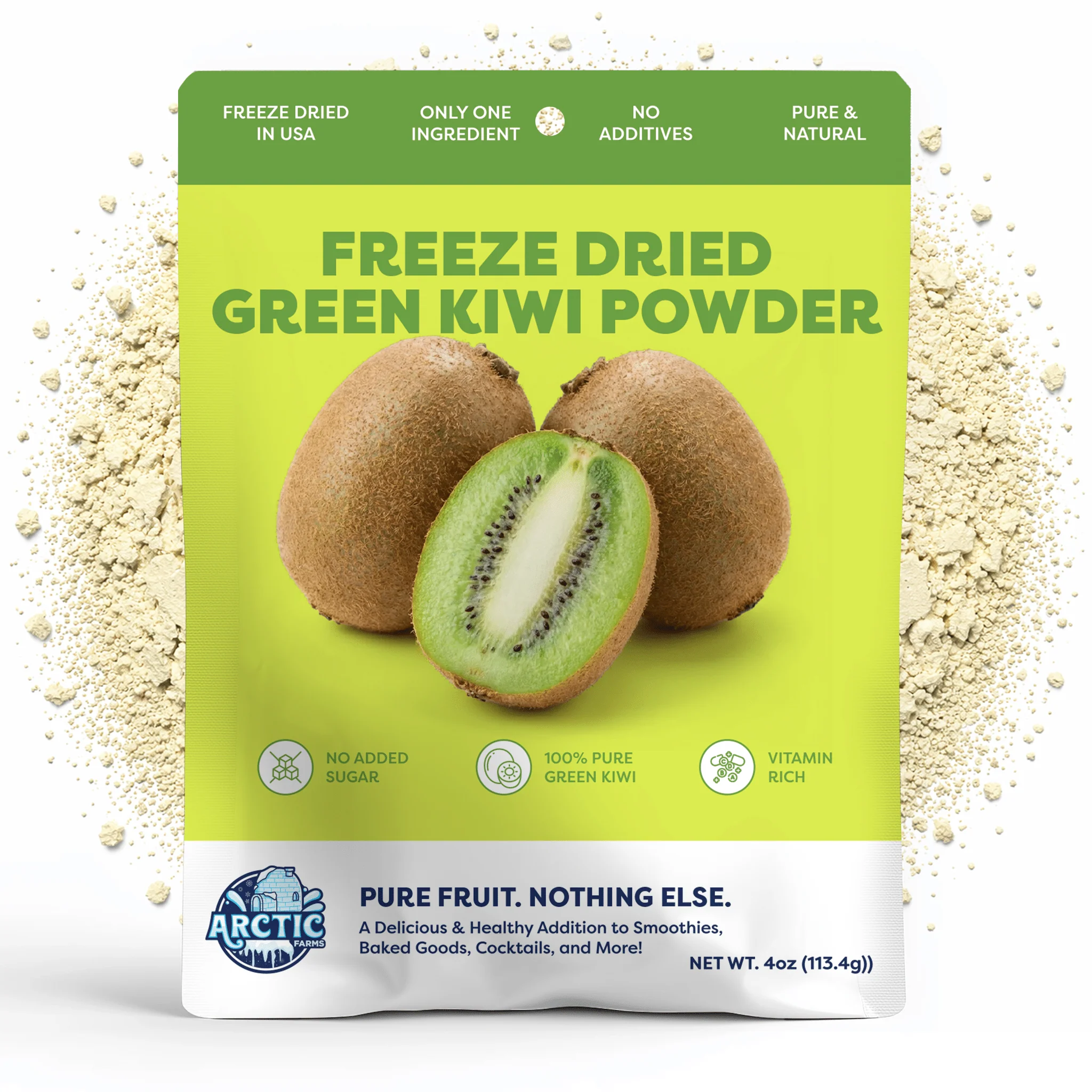 Freeze Dried Green Kiwi Powder