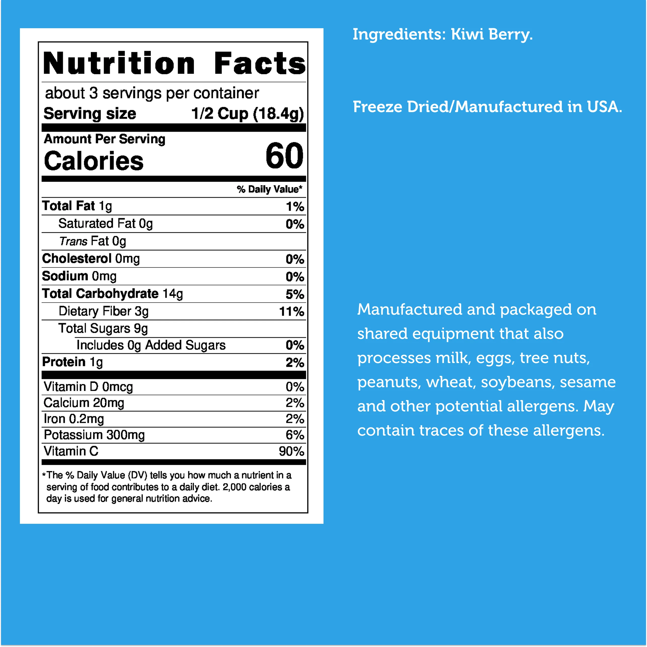 Freeze Dried Kiwi Berry (Baby Kiwi) - Image 10