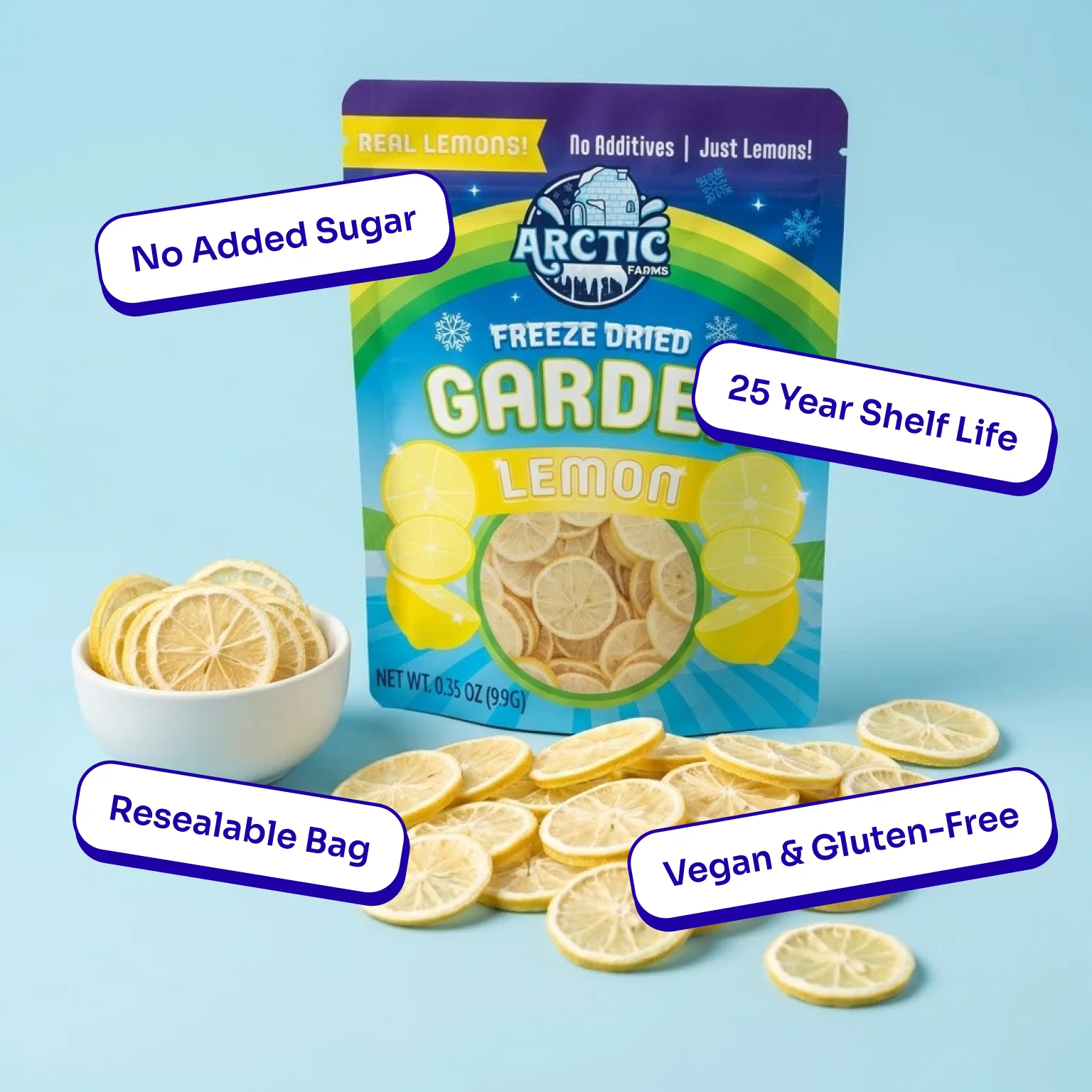 Freeze Dried Lemon Slices - Image 3