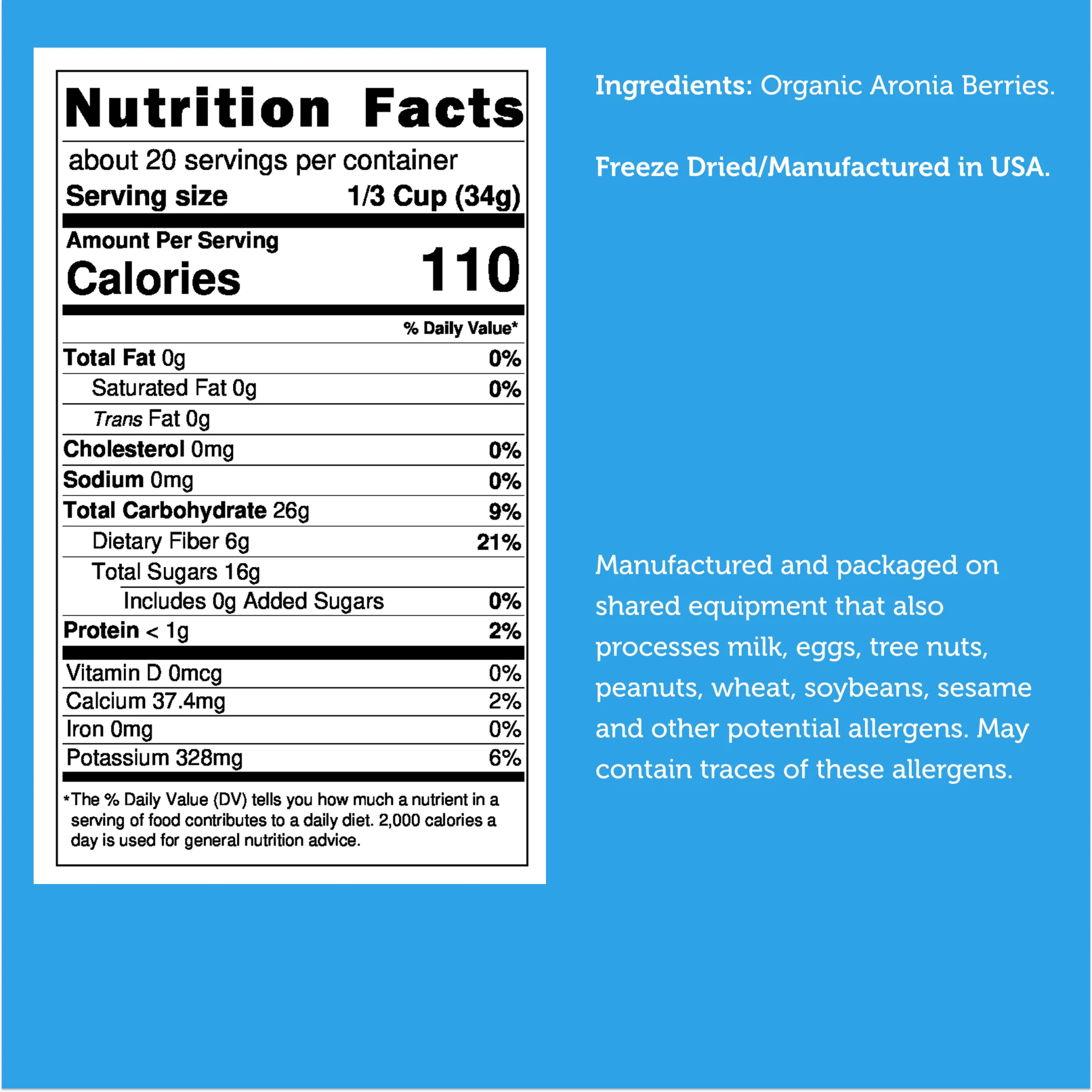 Freeze Dried Organic Aronia Berries - Image 5