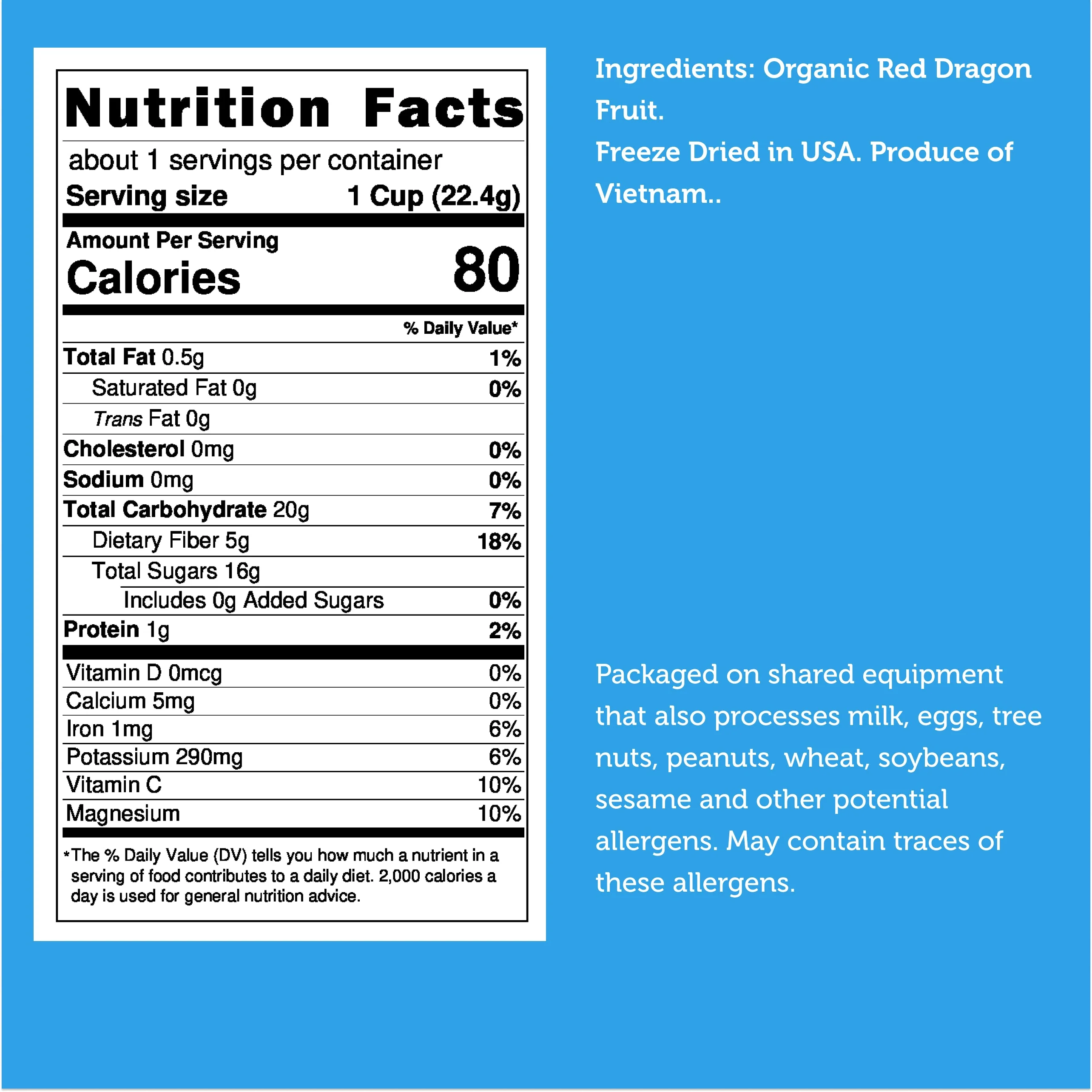 Freeze Dried Organic Red Dragon Fruit - Image 8