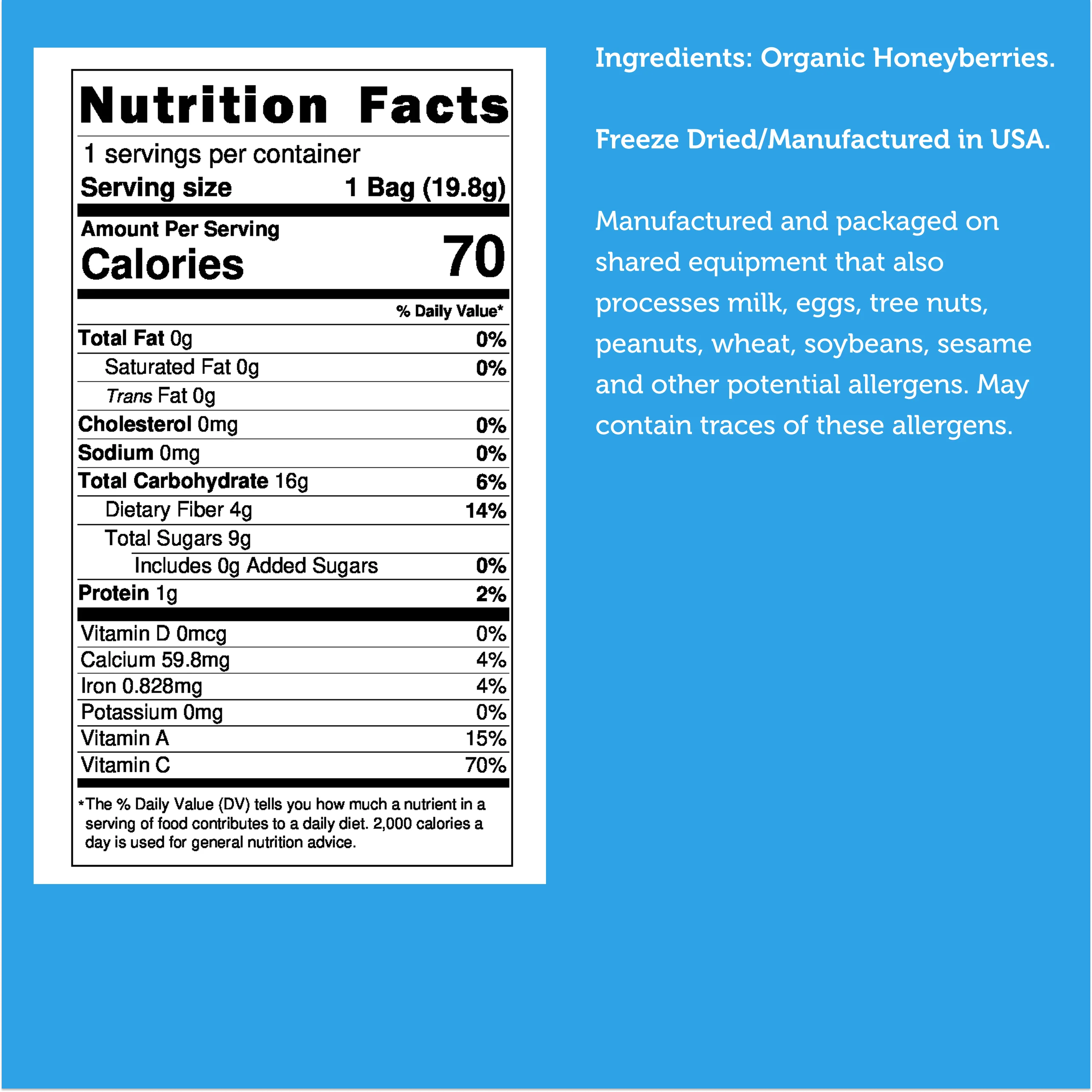 Freeze Dried Organic Honeyberry - Image 8