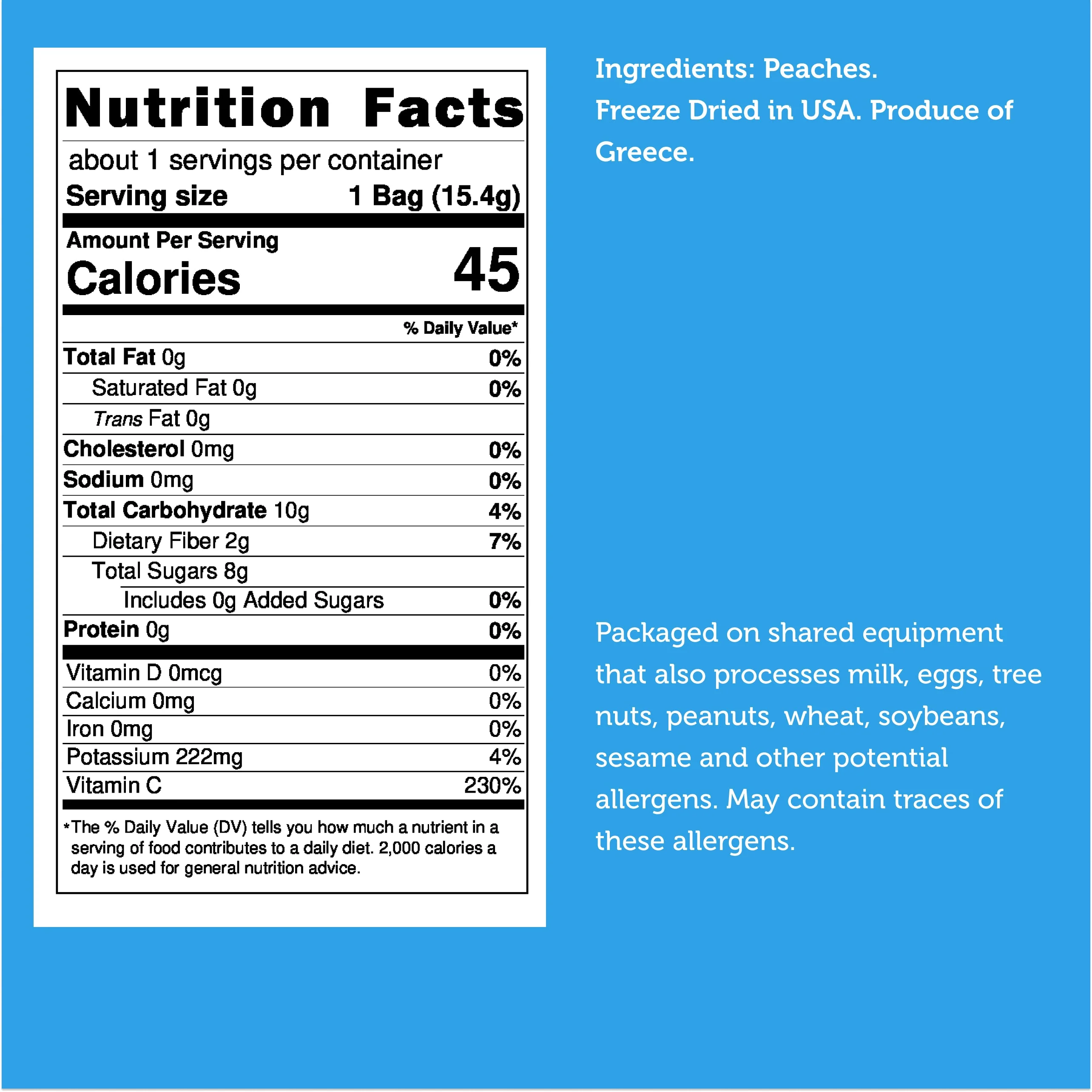 Freeze Dried Peach - Image 8