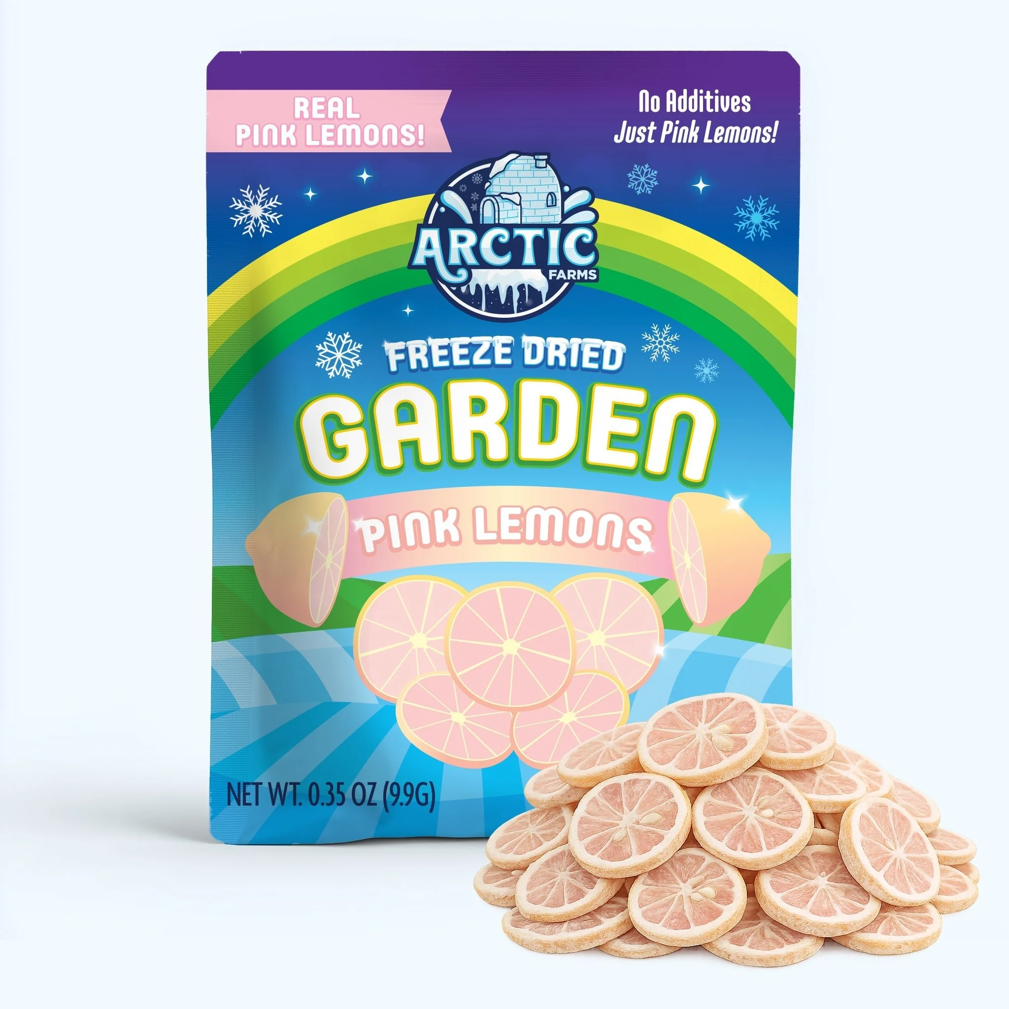 Freeze Dried Pink Lemon Slices